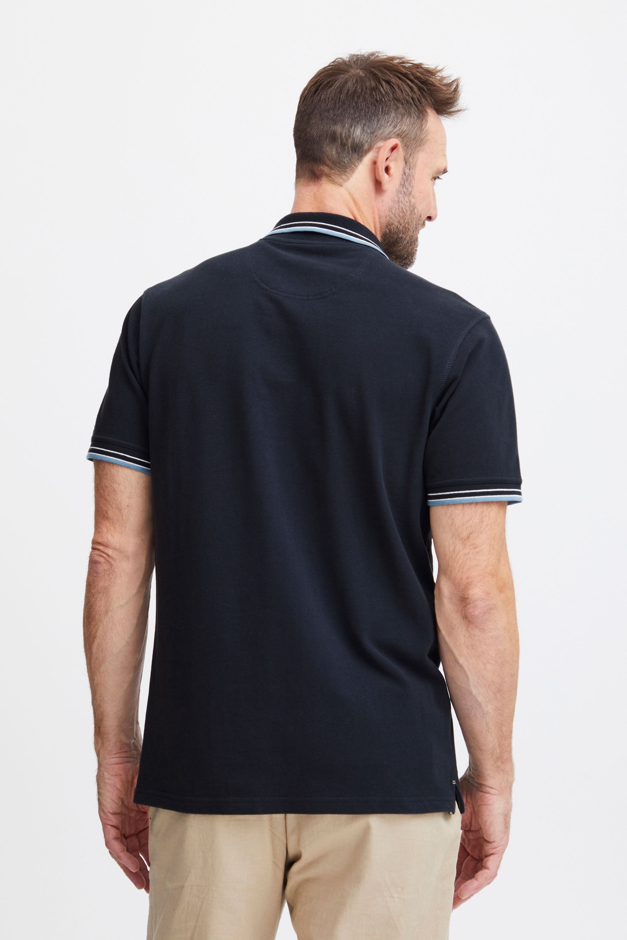 FQ1924 Poloshirt FQPeter Basic Poloshirt mit Brusttasche