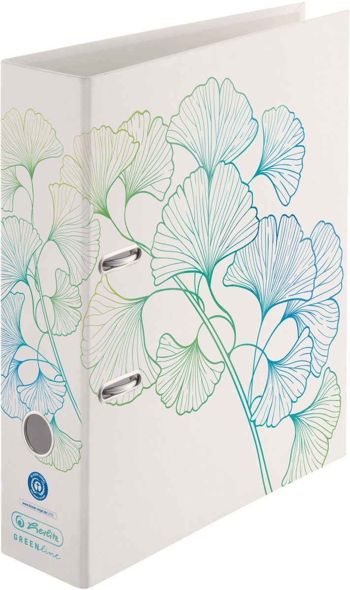 Aktenordner Motivordner maX.file A4 8cm Greenline Ginko