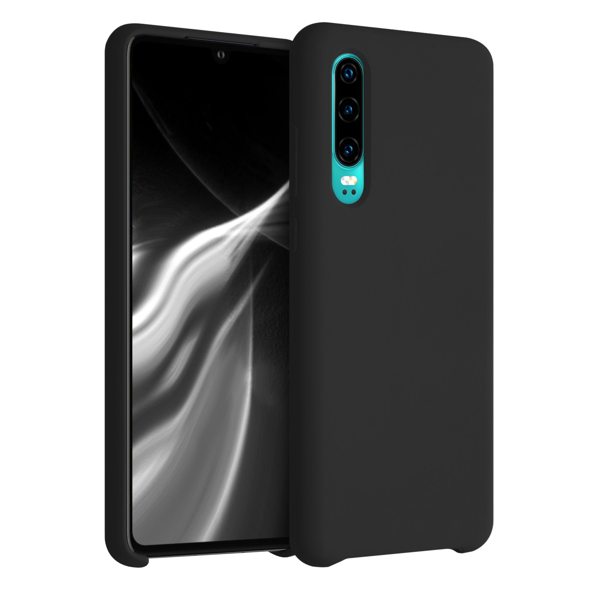 kwmobile Handyhülle Handyhülle für Huawei P30 Hülle, Weiches Handy Silikon Case - Schutzhülle Cover