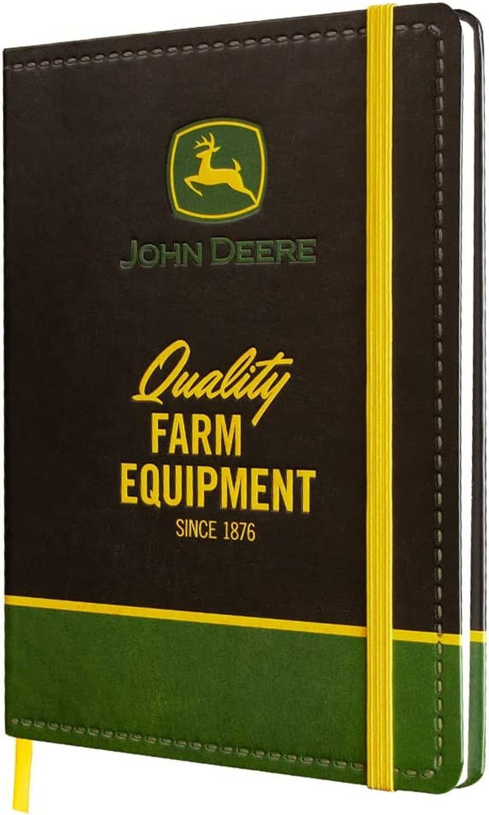 Nostalgic-Art Notizbuch Notizbuch - John Deere - Farm Equipment Logo Black