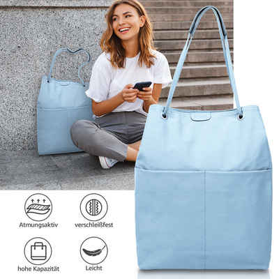 NULSTA Beuteltasche Handtasche (Umhängetasche für Damen, Shopper Tasche Damen, mit Griff), für Schule, den täglichen Einkauf, Arbeit und Reisen geeignet