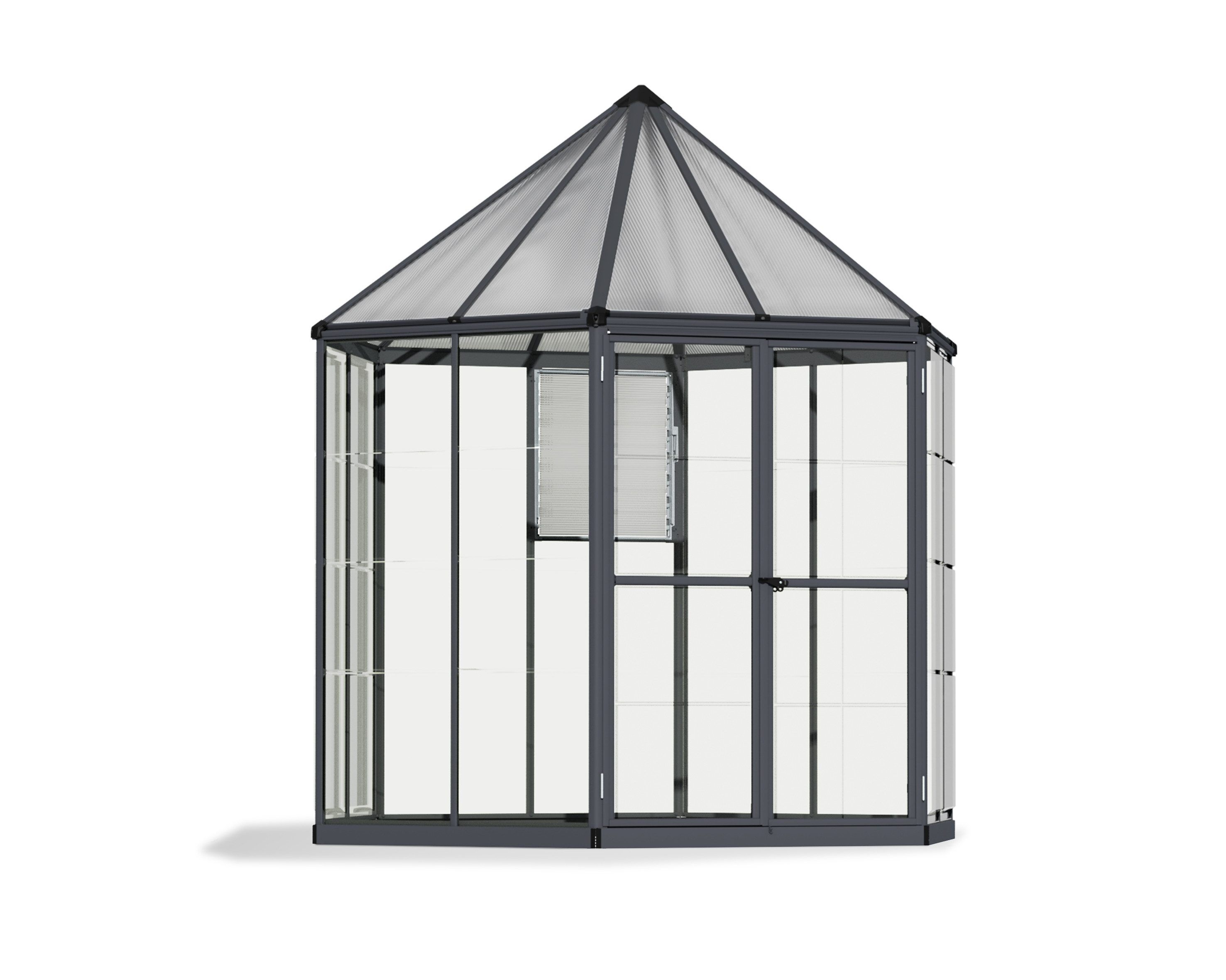 Palram - Canopia Gewächshaus Oasis, BxTxH: 213 x 247 x 266 cm, 0,6 mm Wandstärke