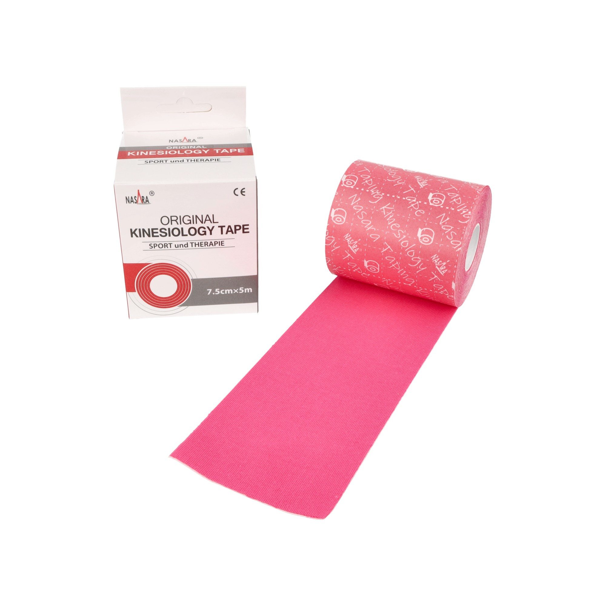 NASARA Kinesiologie-Tape 7,5cm x 5m in 9 Farben