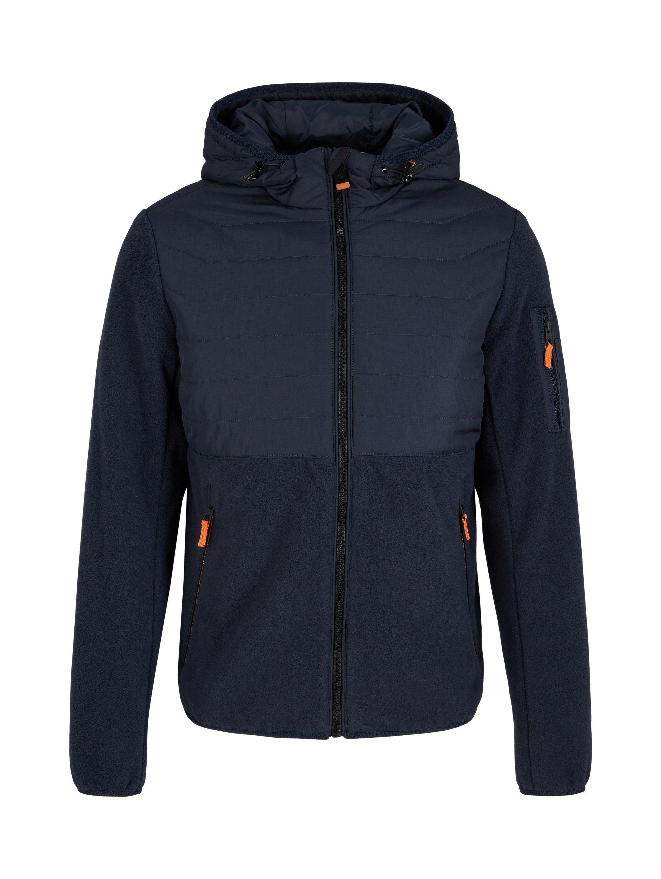 TOM TAILOR Anorak Regular Fit Hybridjacke mit Fleece-Einsatz