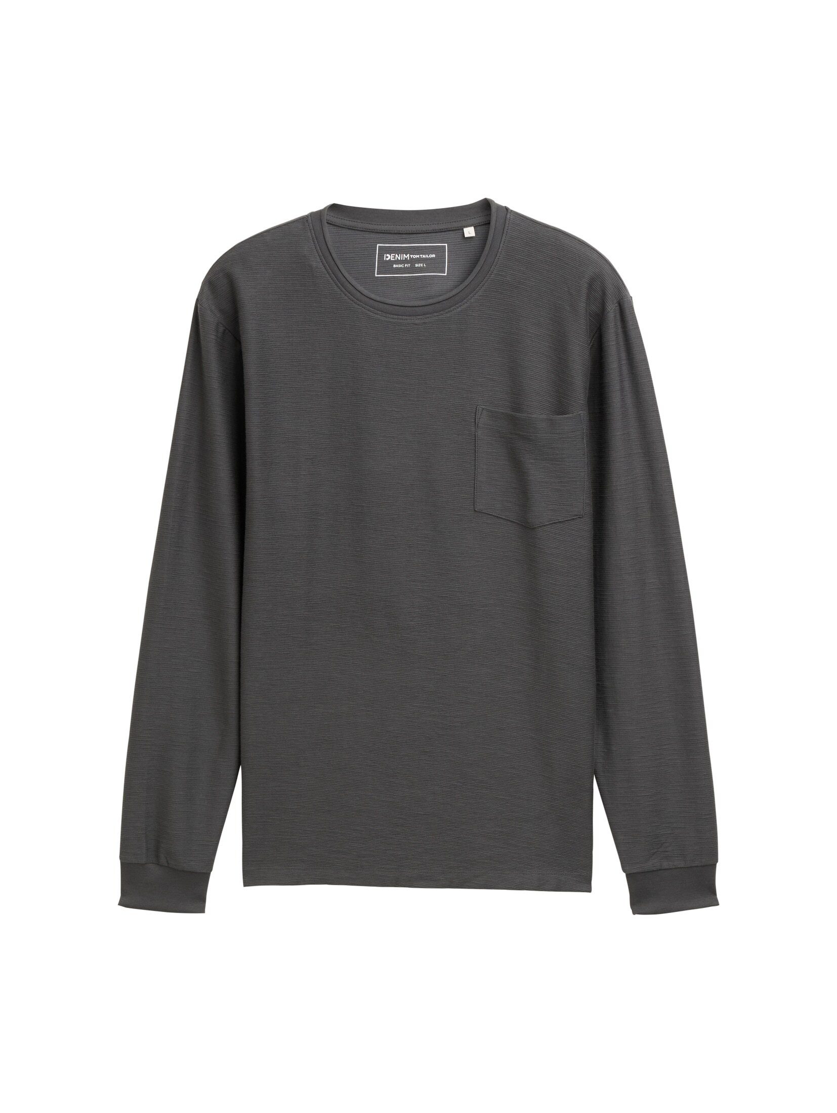 TOM TAILOR Denim Langarmshirt T-Shirt Langarmshirt mit Brusttasche günstig online kaufen