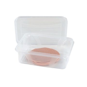 Logiplast Aufbewahrungsbox 10 Stück 194 x 140 x 64 mm 1,2L Volumen (Spar-Set, 10 Stück), spülmaschinenfest, lebensmittelecht, als Gefrierdose geeignet