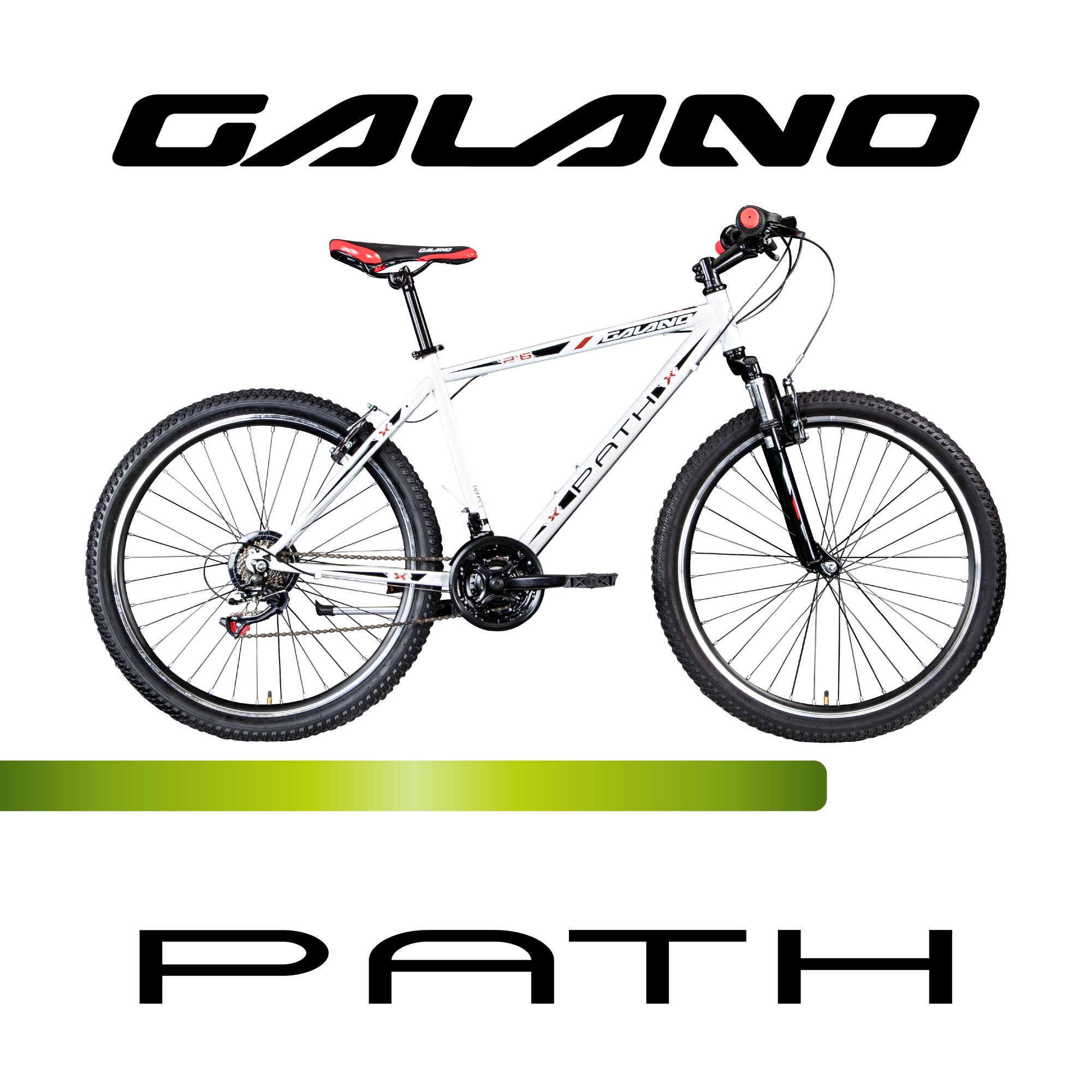 Galano Mountainbike Path, 21 Gang, Kettenschaltung, Mountainbike Jugendfahrrad ab 160 cm Fahrrad MTB Hardtail