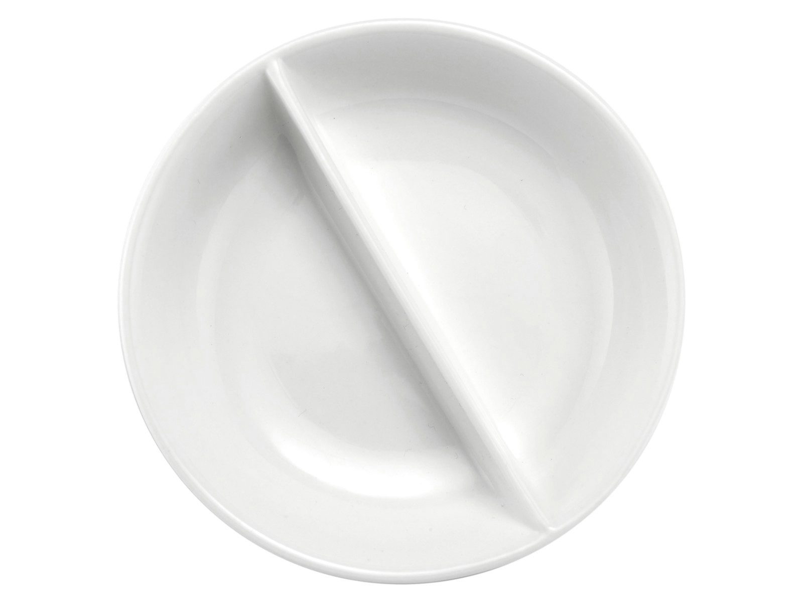 Ladelle Schale Alto Serve & Share Schale geteilt weiß 12cm, Porzellan, (Schüsseln & Schalen)