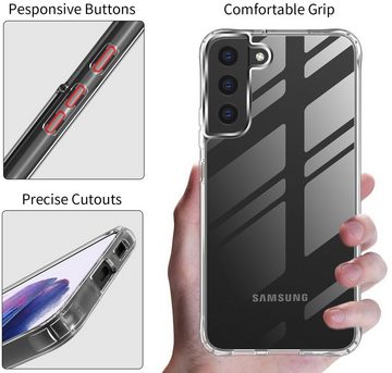 OLi Handyhülle Transparente Silikon Hülle Case Kompatibel mit Samsung Galaxy S23 6,1 Zoll, TPU Silikon Cover Clear