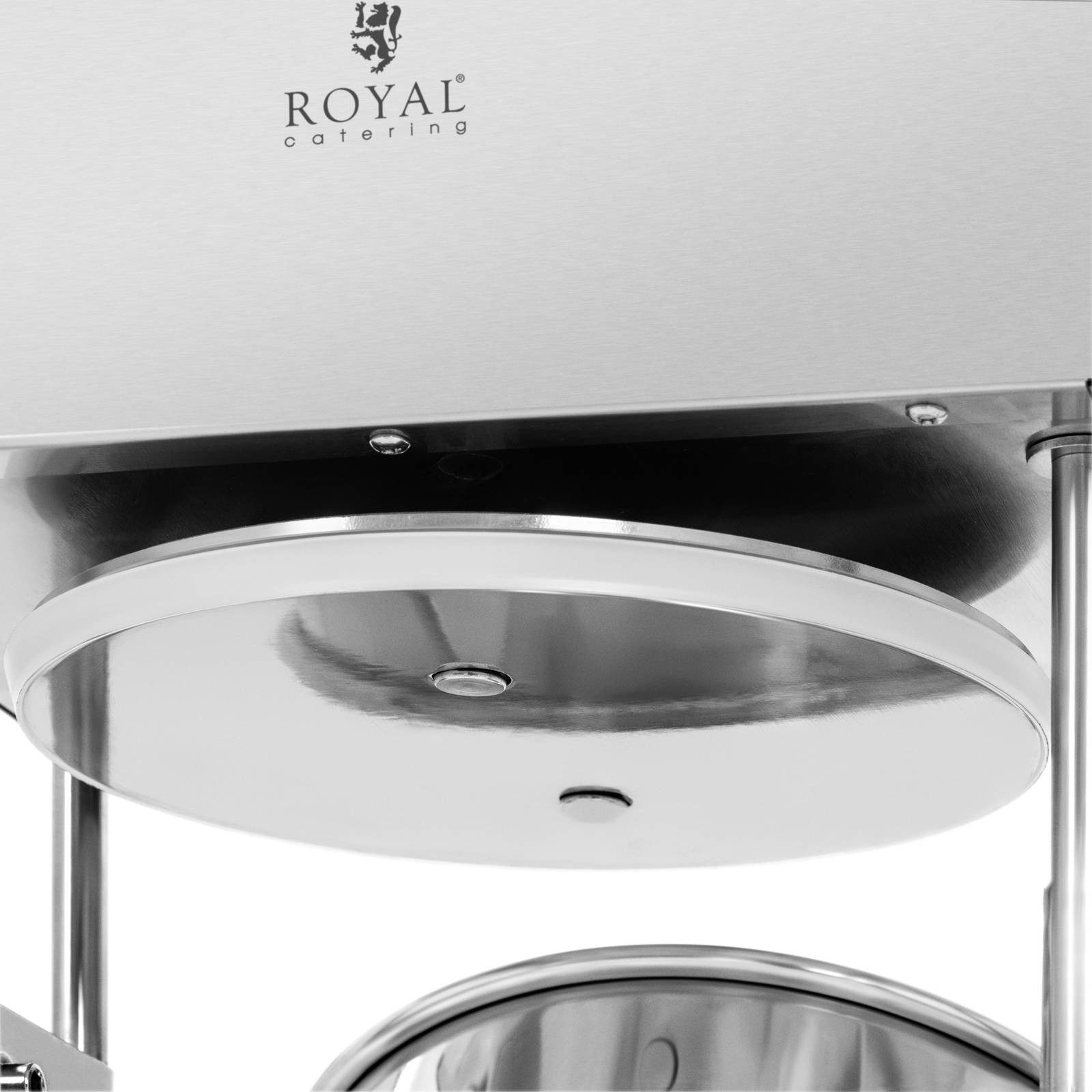 Royal Catering Wurstfüllaufsatz 20 L Wurstfüller elektrisch 300 W Fußpedal Wurstfüllmaschine