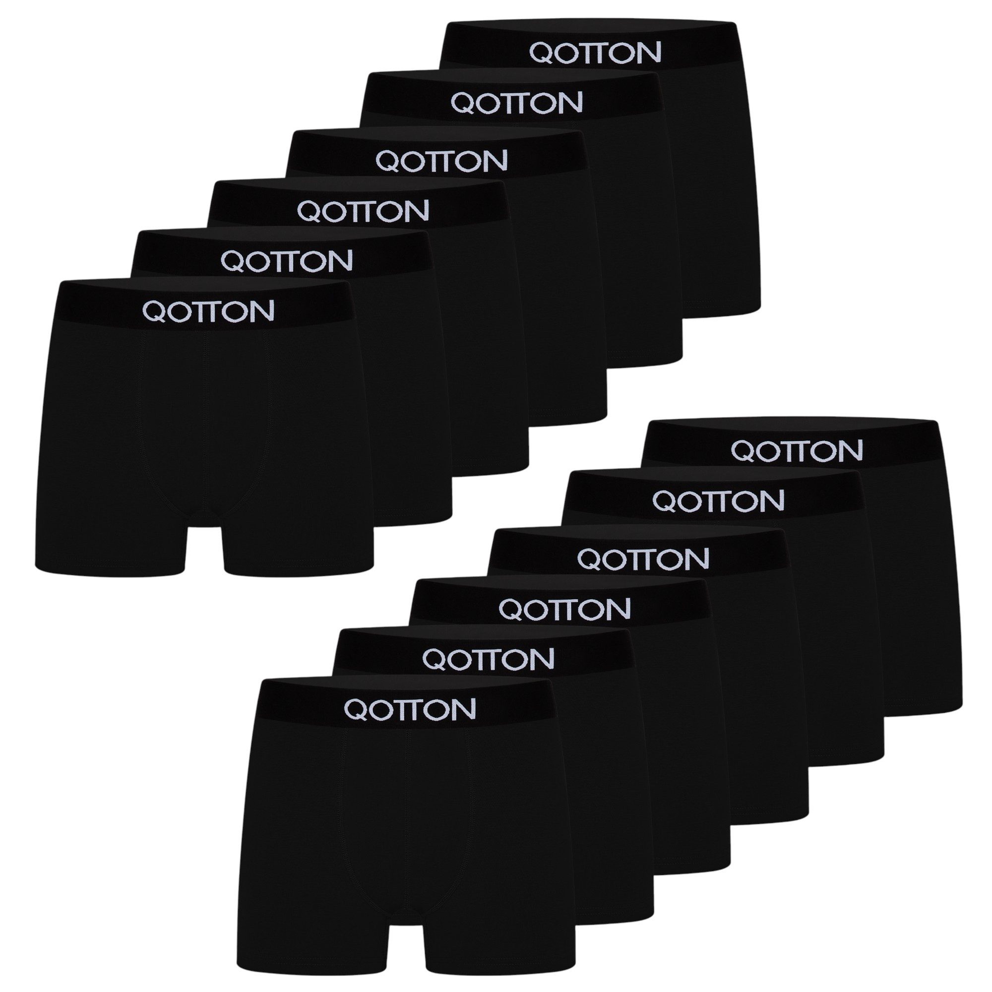 Boxershorts 12er-Pack Boxershort Unterwäsche ohne kratzenden Zettel