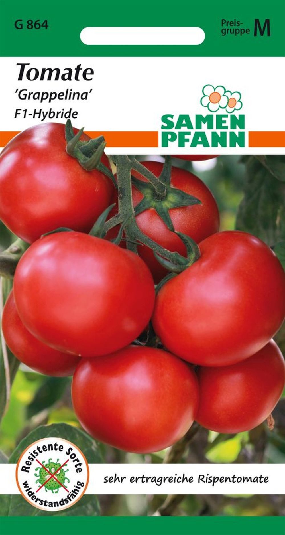 SAMEN PFANN Gemüsesamen Tomate, Grappelina F1 (Rispentomate) - Saatgut Toma günstig online kaufen