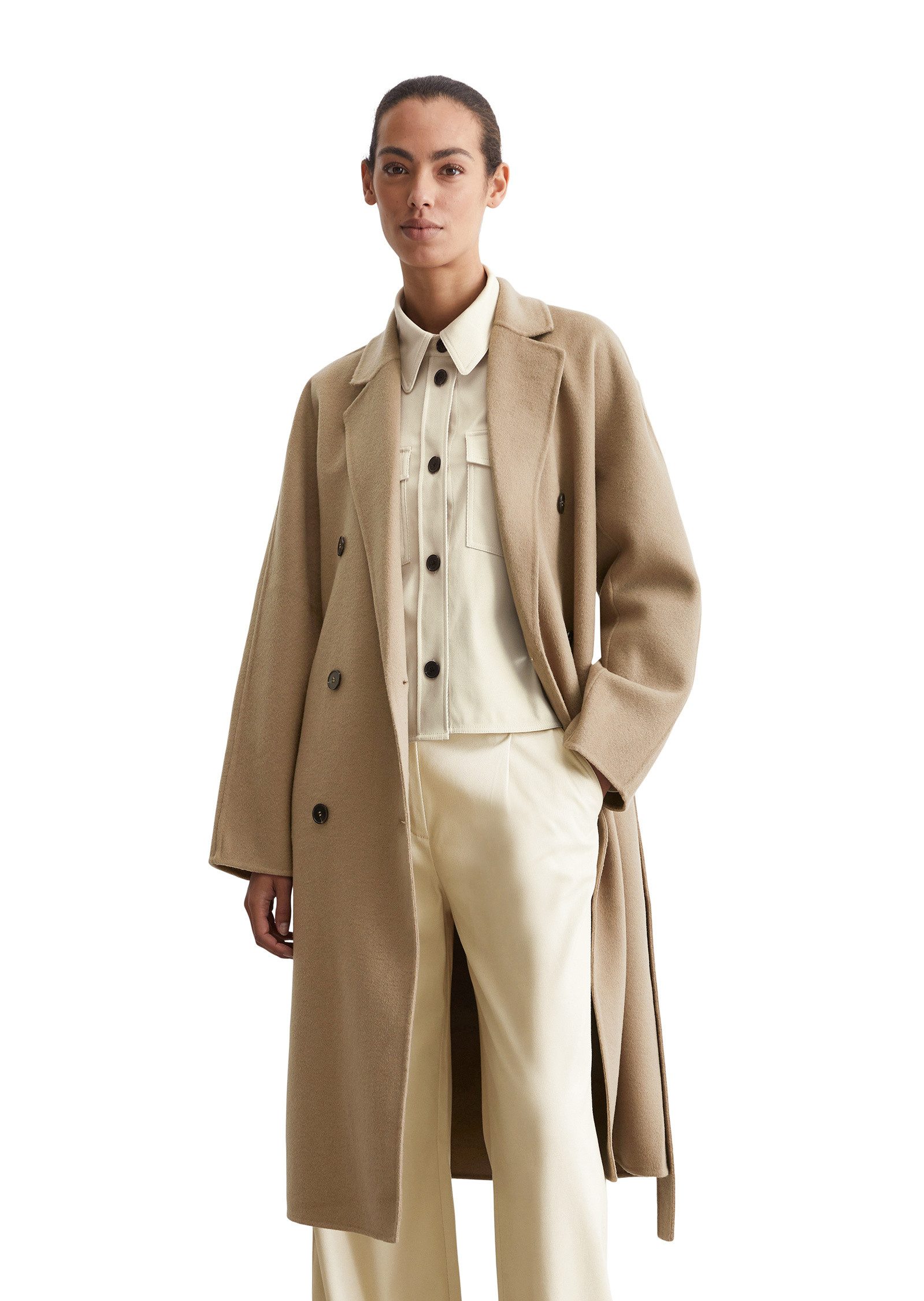 Marc O'Polo Wollmantel aus Doubleface-Wolle-Mix