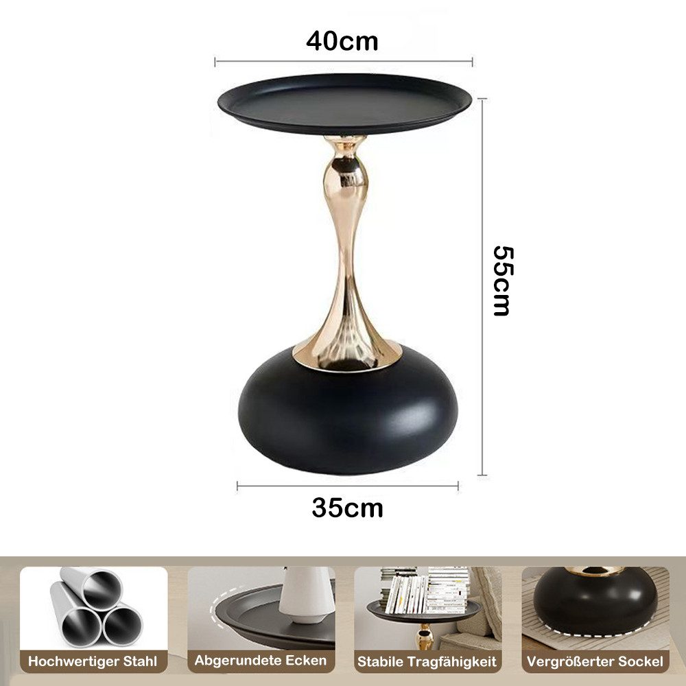 NUODWELL Beistelltisch Runder Beistelltisch, Marmor-Nachttisch moder Coucht günstig online kaufen