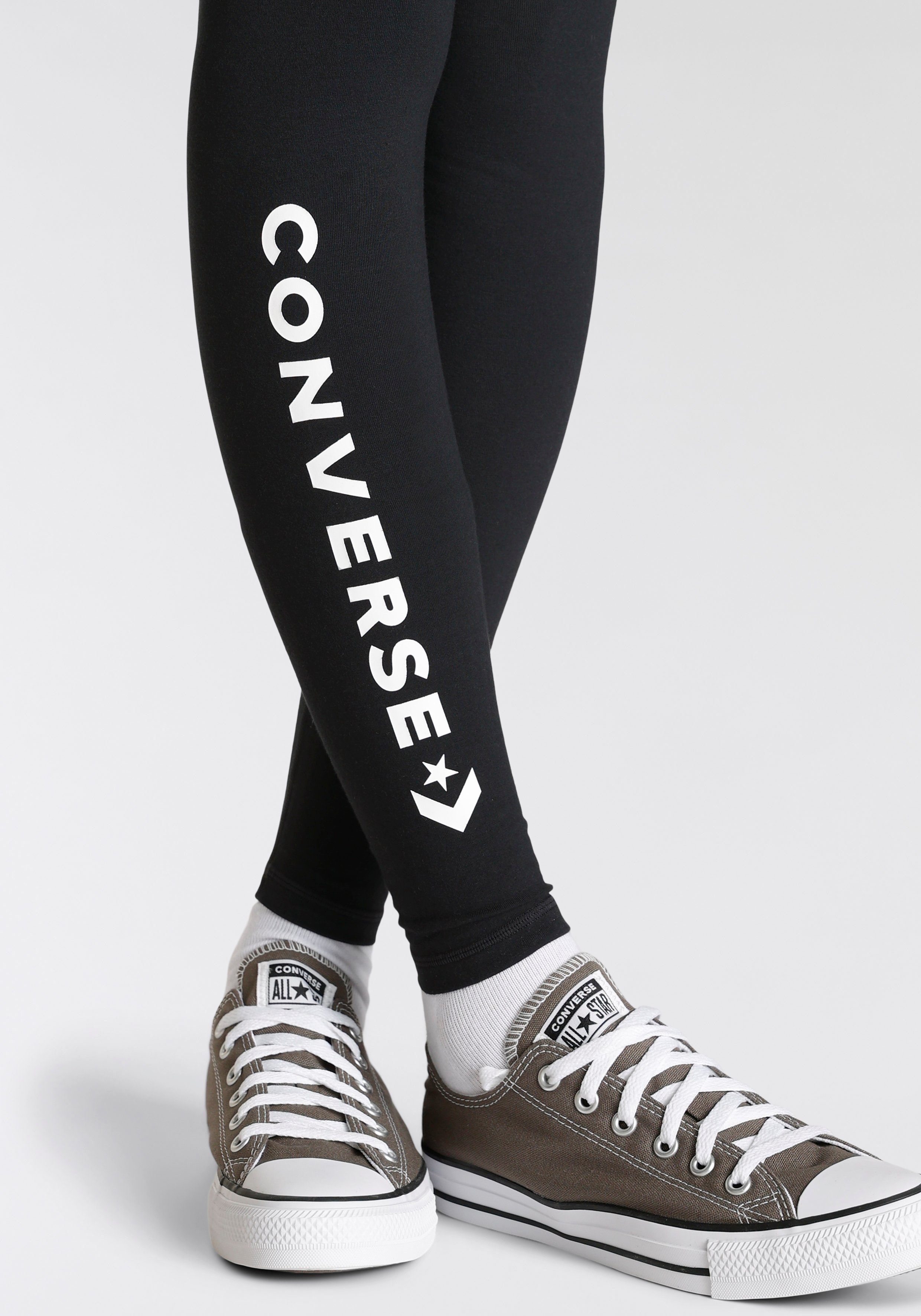 Converse Leggings black CONVERSE LEGGING (1-tlg) WORDMARK WOMEN'S