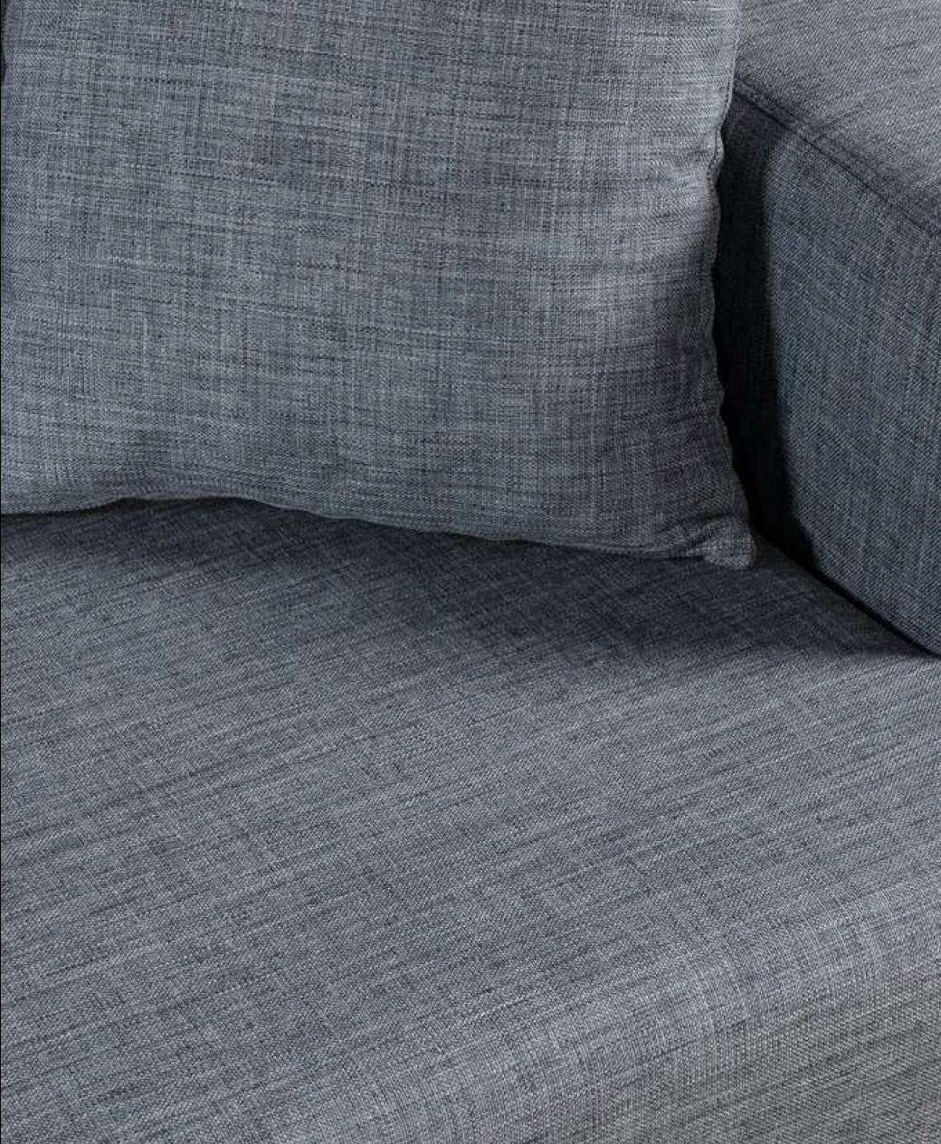 Textile Sofas Polsterung JVmoebel Ecksofa Moderne Neu Couch Grau Design Sofa Ecksofa