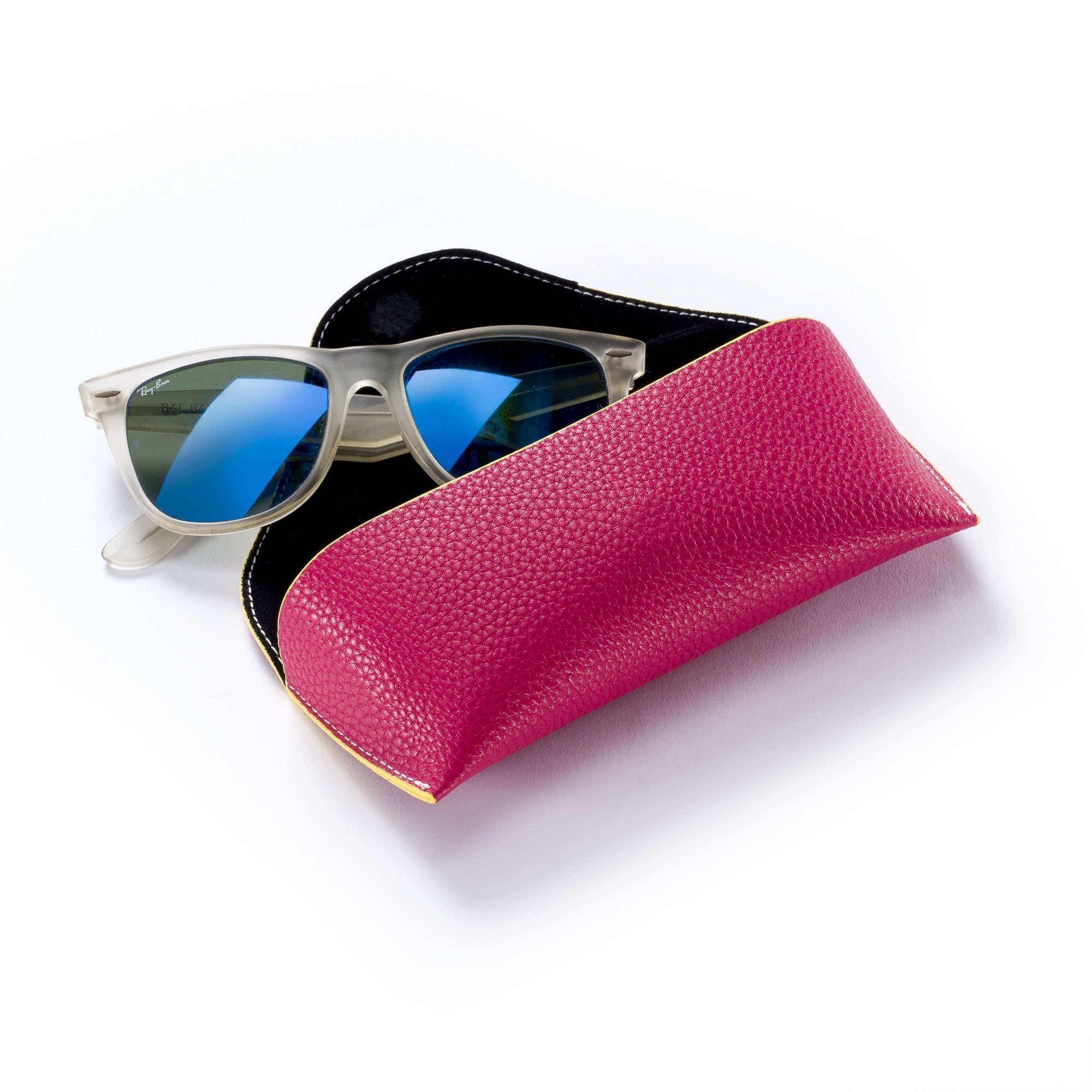 Damen Brillenetuis FEFI Brillenetui Sonnenbrillen Etui in schönen Farben, inklusive Mikrofasertuch