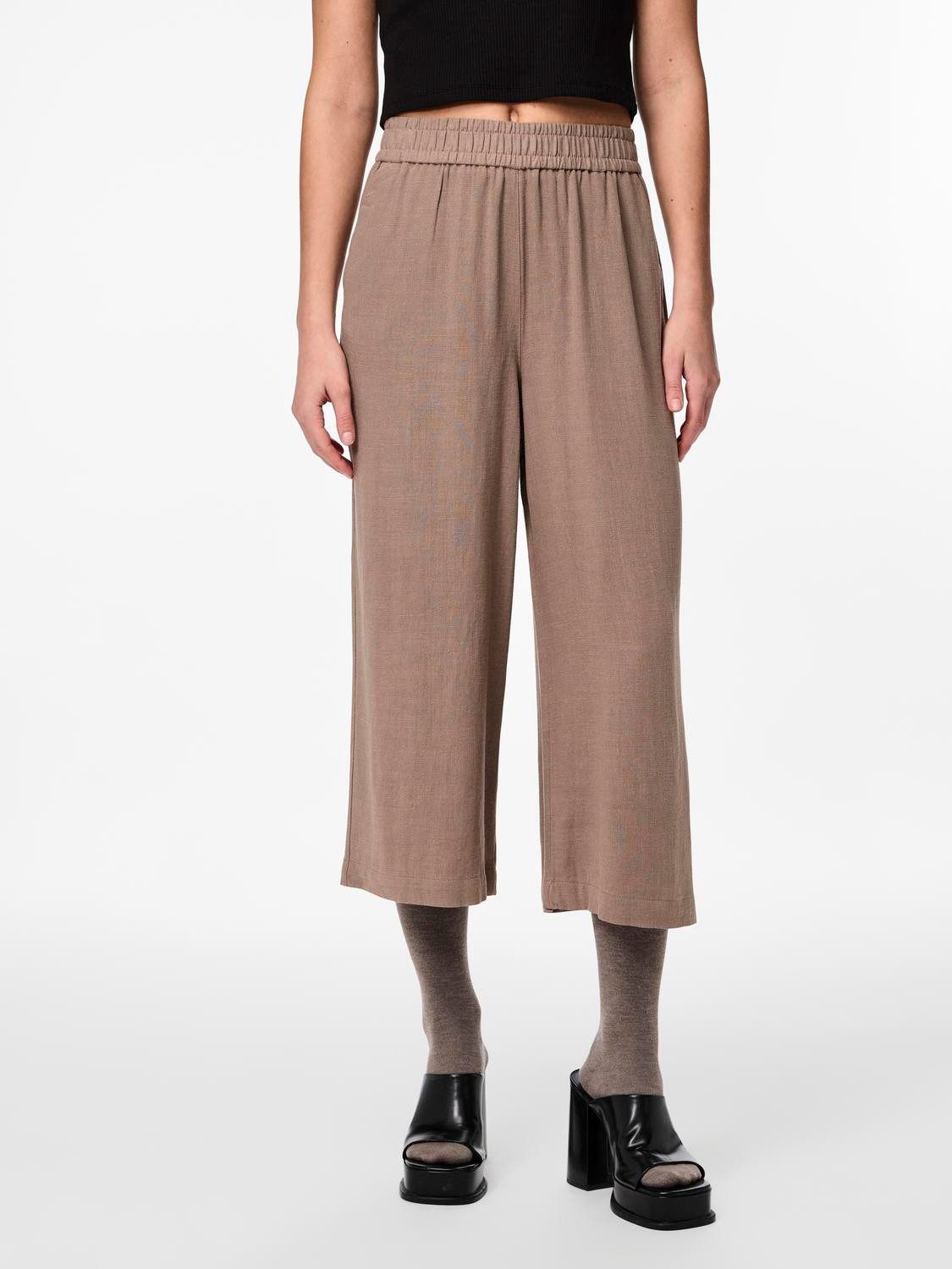 pieces 7/8-Hose PCVINSTY HW CULOTTE NOOS mit Leinen