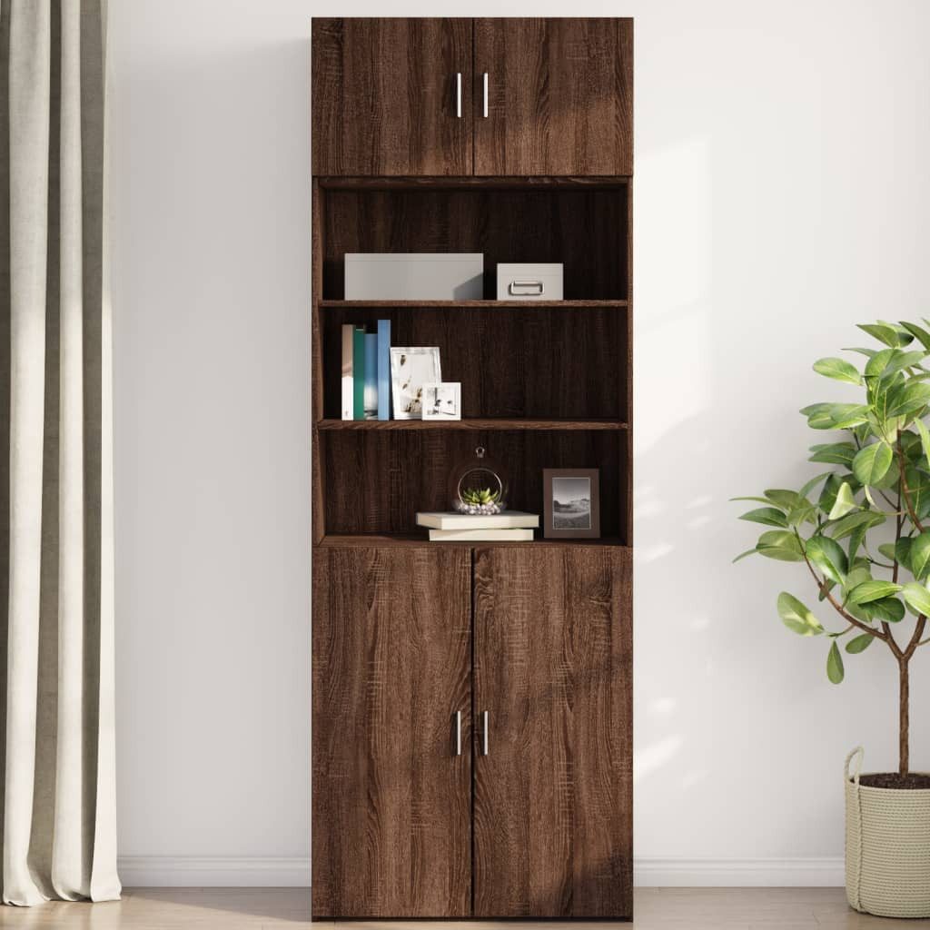 vidaXL Hängeschrank Wandschrank Braun Eichen-Optik 80x42,5x40 günstig online kaufen