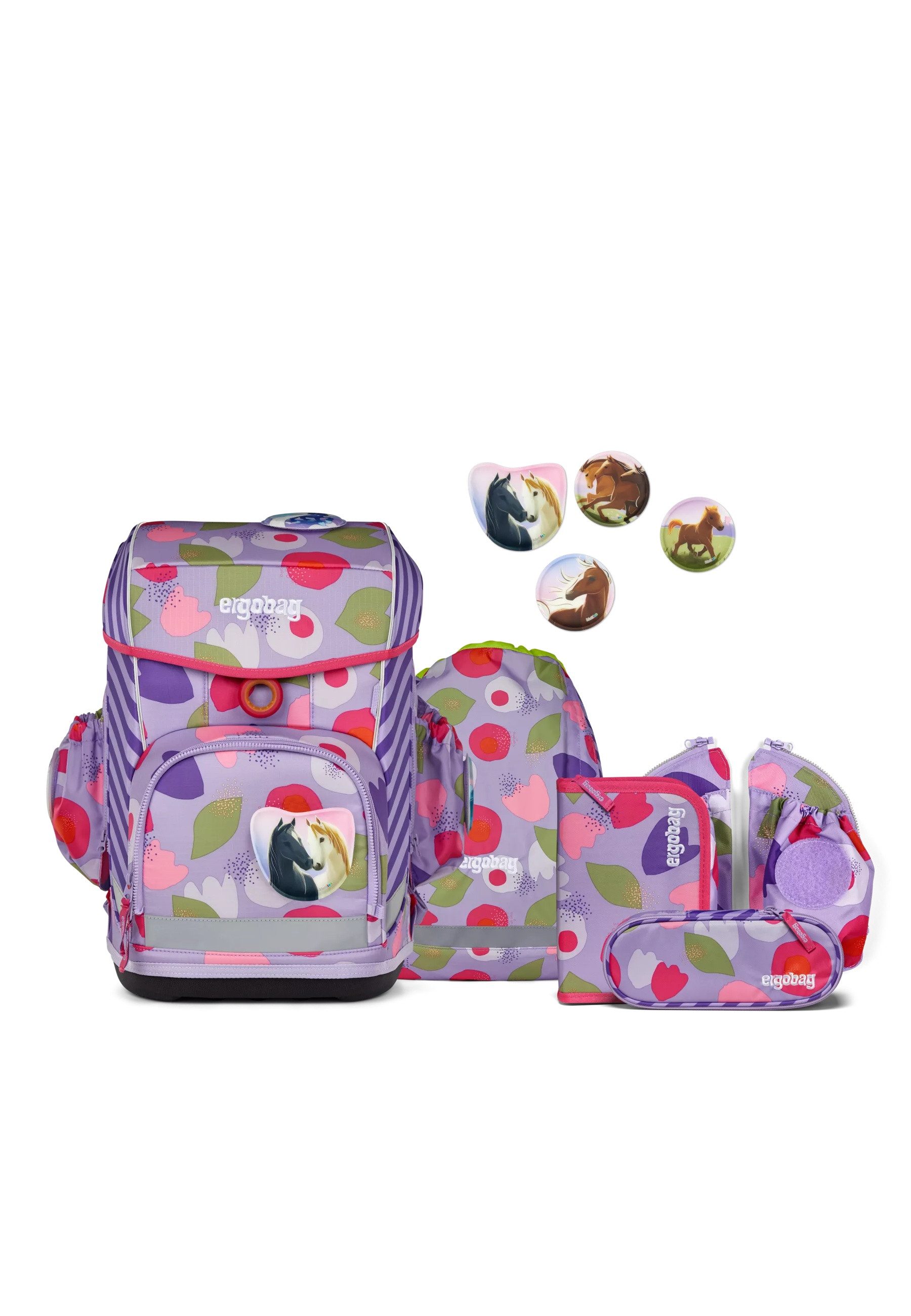 ergobag Ранцы cubo light Set (6-tlg., 5-teiliges Set)