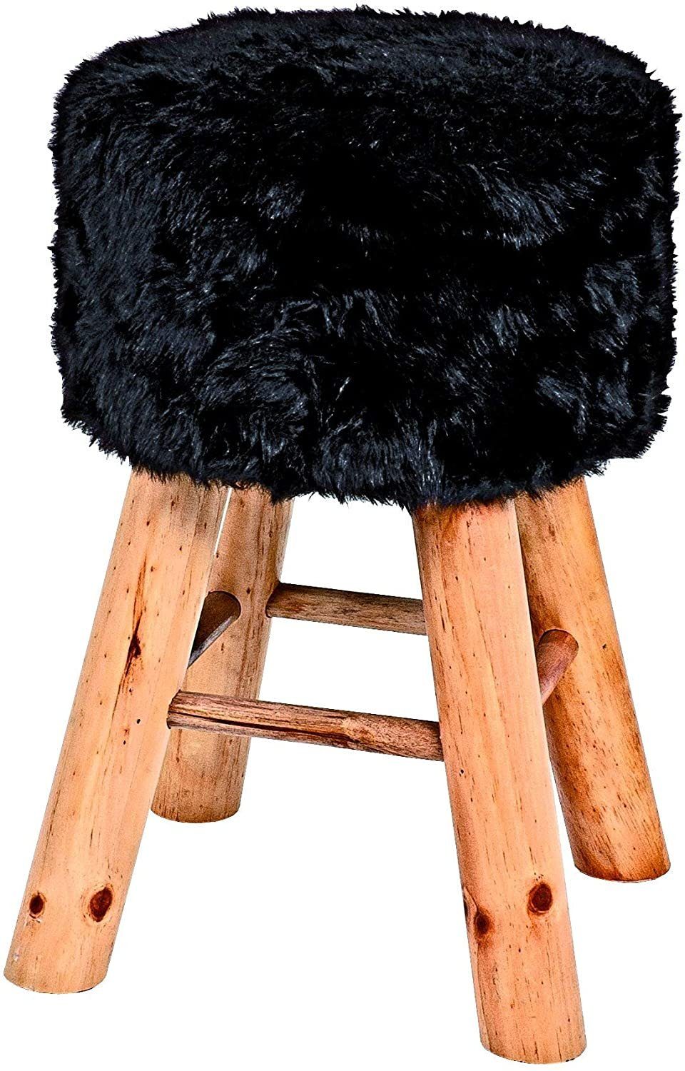 HAKU Hocker HAKU Möbel Hocker - schwarz - H. 45cm (1 Stück)