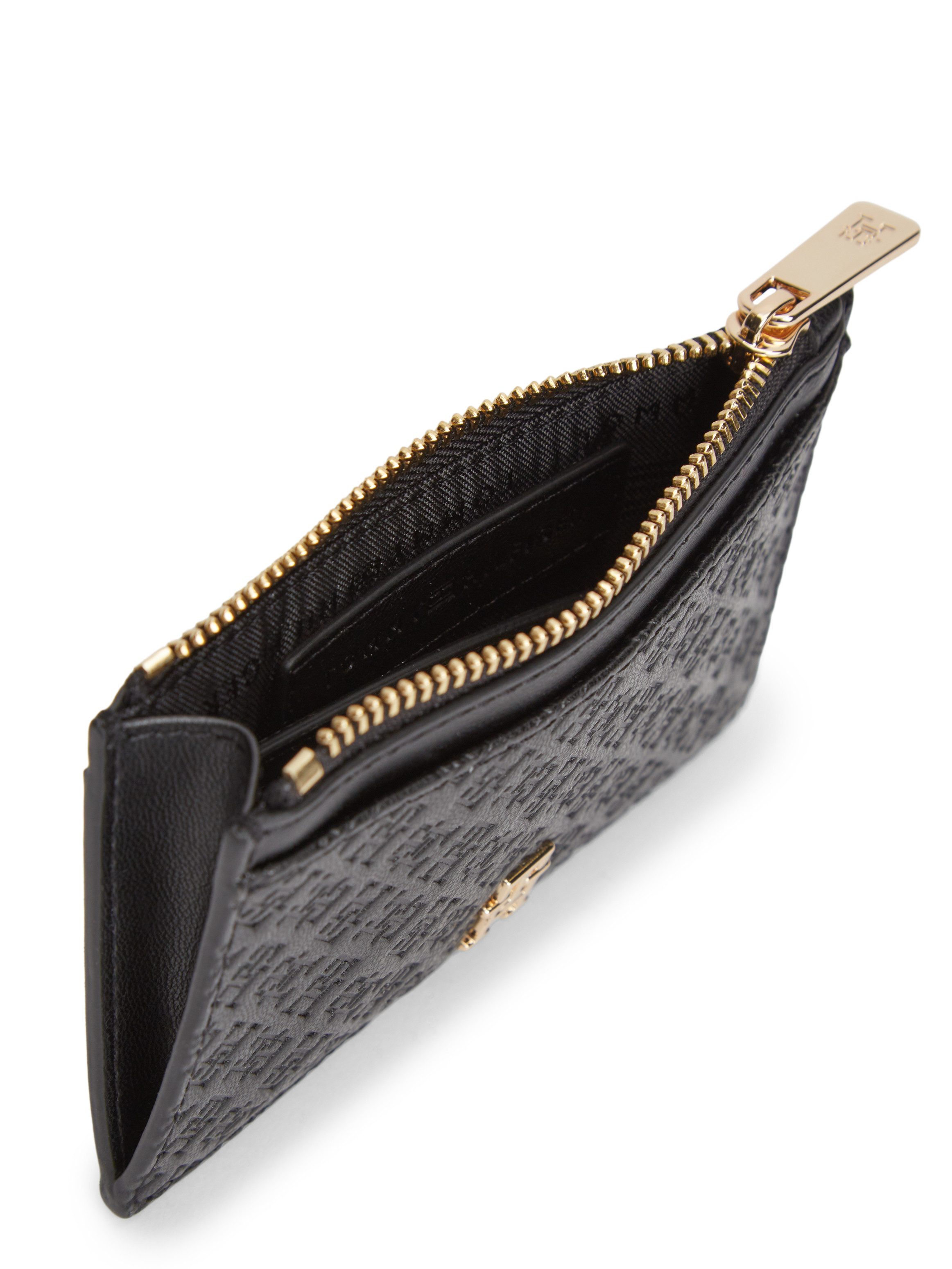 Tommy Hilfiger Kartenetui TH ICON LONG CC HOLDER MONO, Unisex Minigeldbeutel, Portemonnaie mit TH-Schmucklogo
