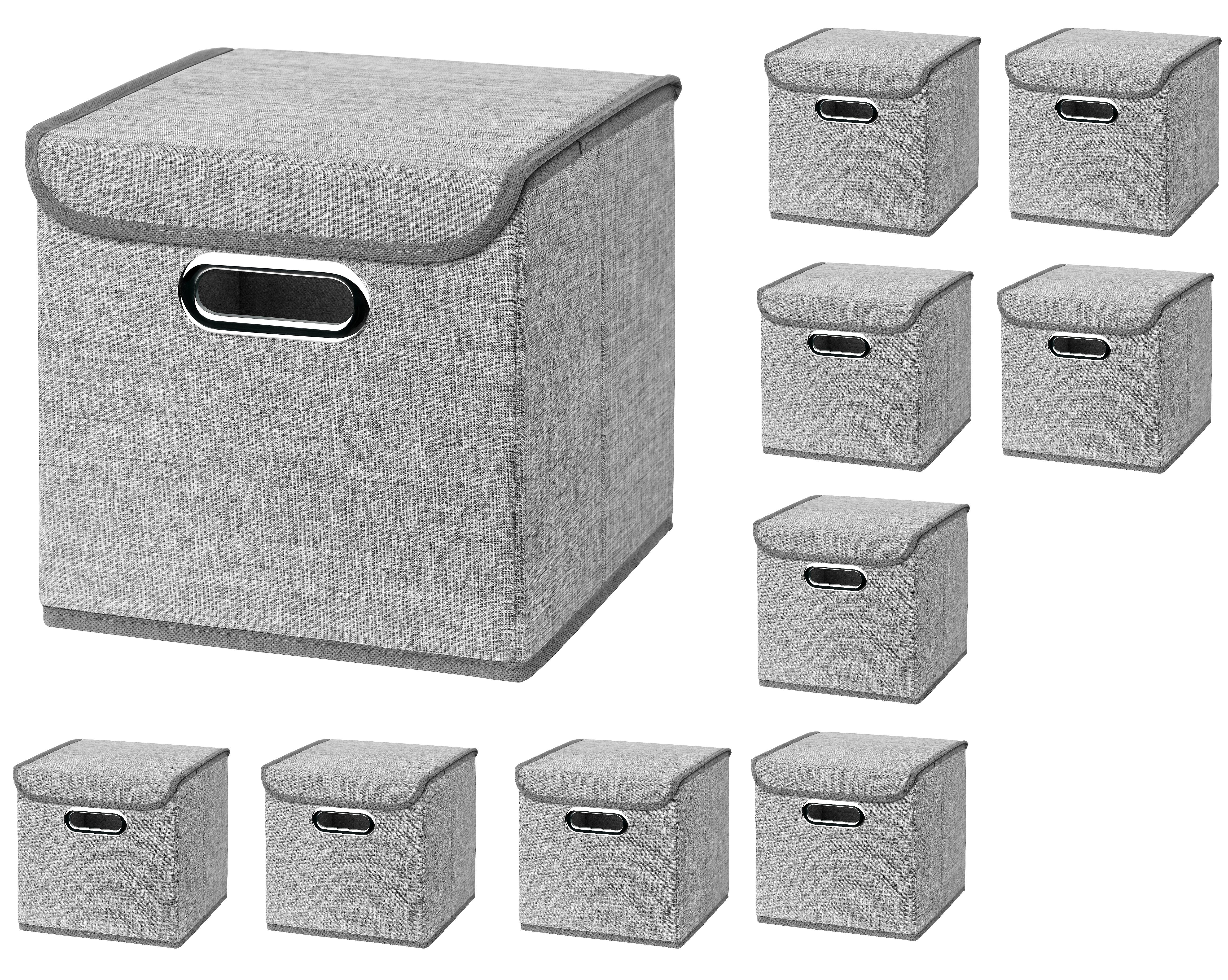 StickandShine Aufbewahrungsbox 10 Stück Faltboxen 25 günstig online kaufen