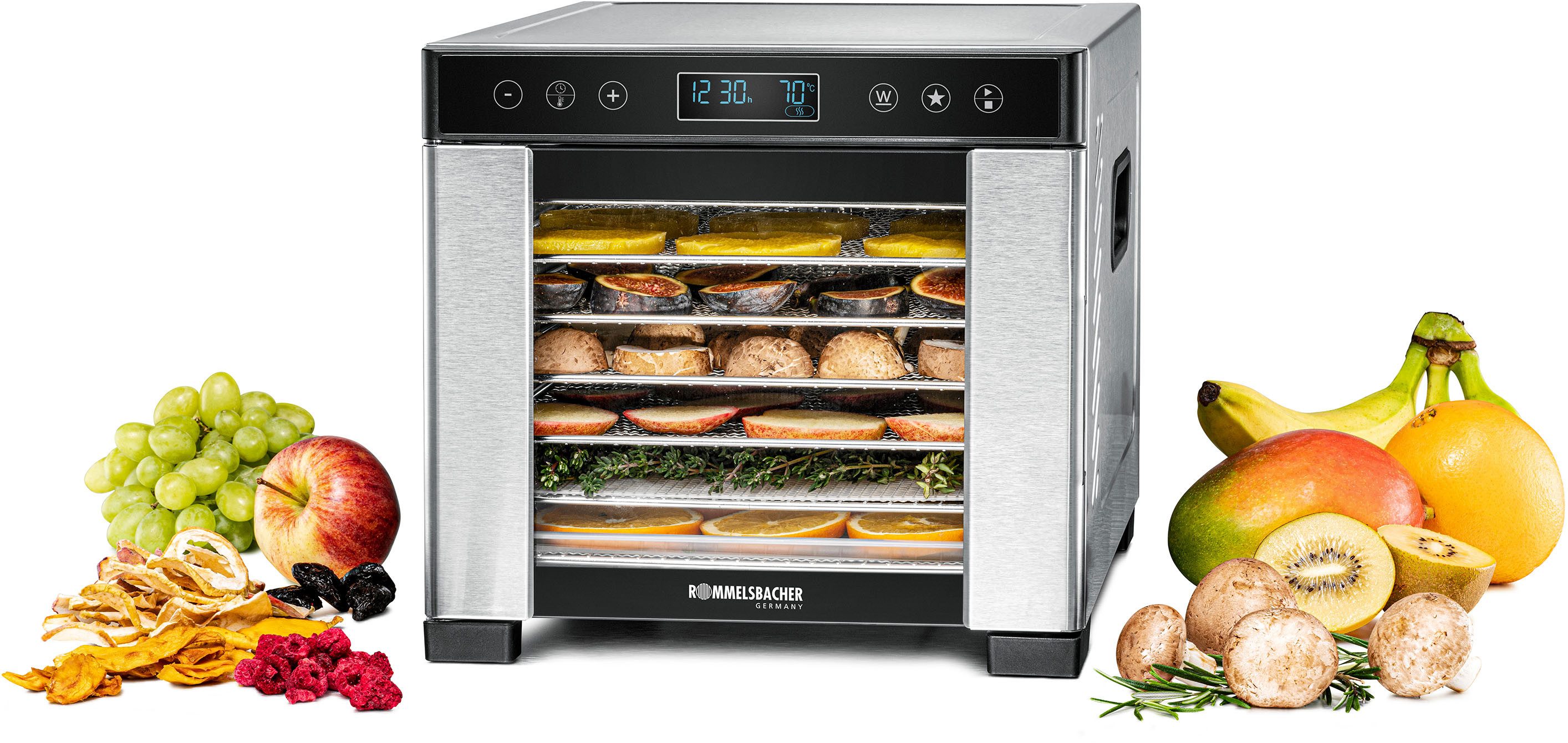 Rommelsbacher Dörrautomat DA 650 600 W, 7 Etagen, komfortable Touch Control Bedienung – Bild 4 von 5