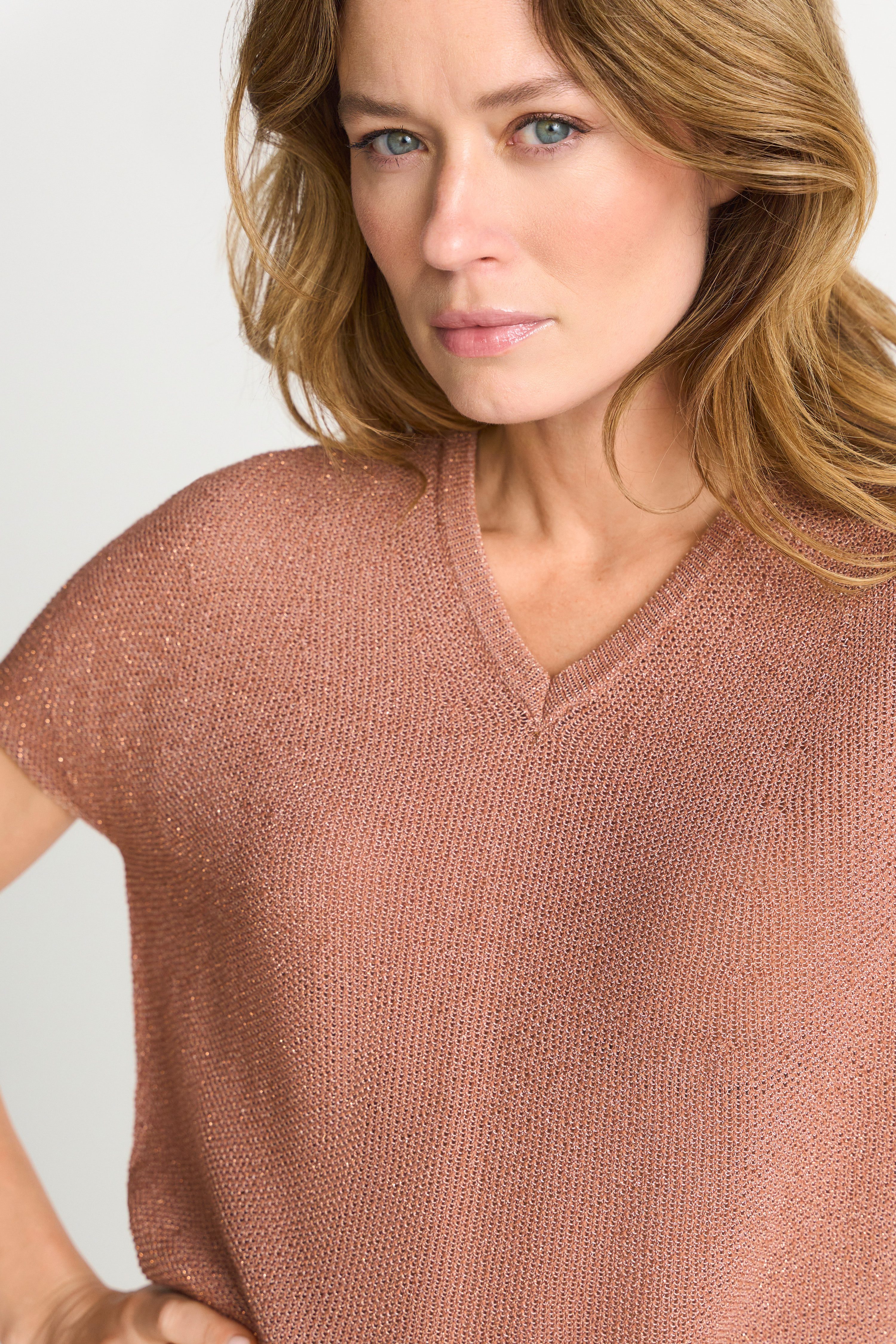 RICHROYAL T-Shirt Regular fit mit V-Ausschnitt – Bild 2 von 5