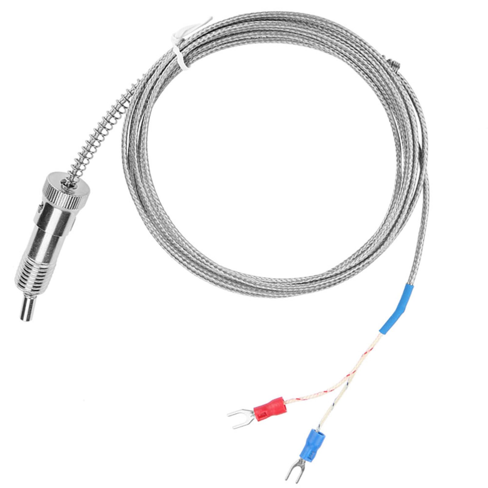 GARRYFIZH Thermodetektor Typ K Thermoelement-Temperatursensor-Kabel 0-400℃ (5 m), 1-tlg., Schnelle thermische Reaktion