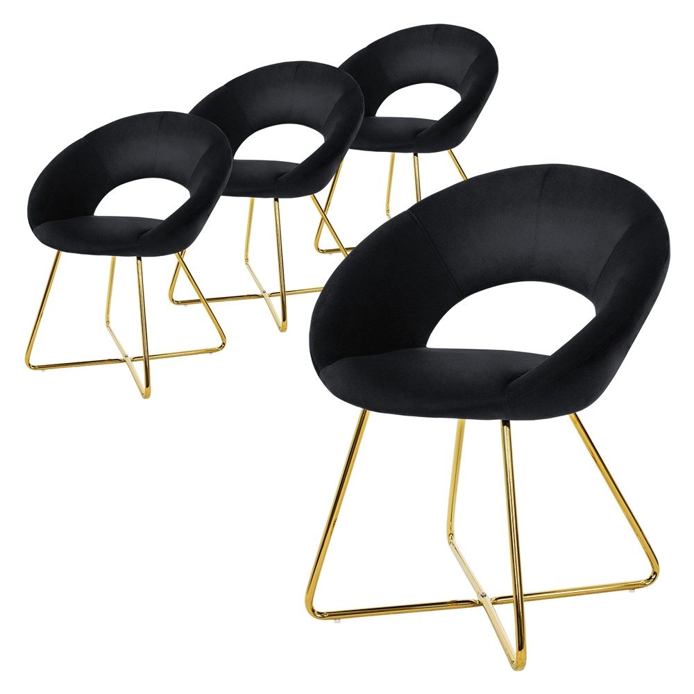 ML-DESIGN Stuhl Samtstuhl Esszimmerstuhl & Wohnzimmerstuhl günstig online kaufen