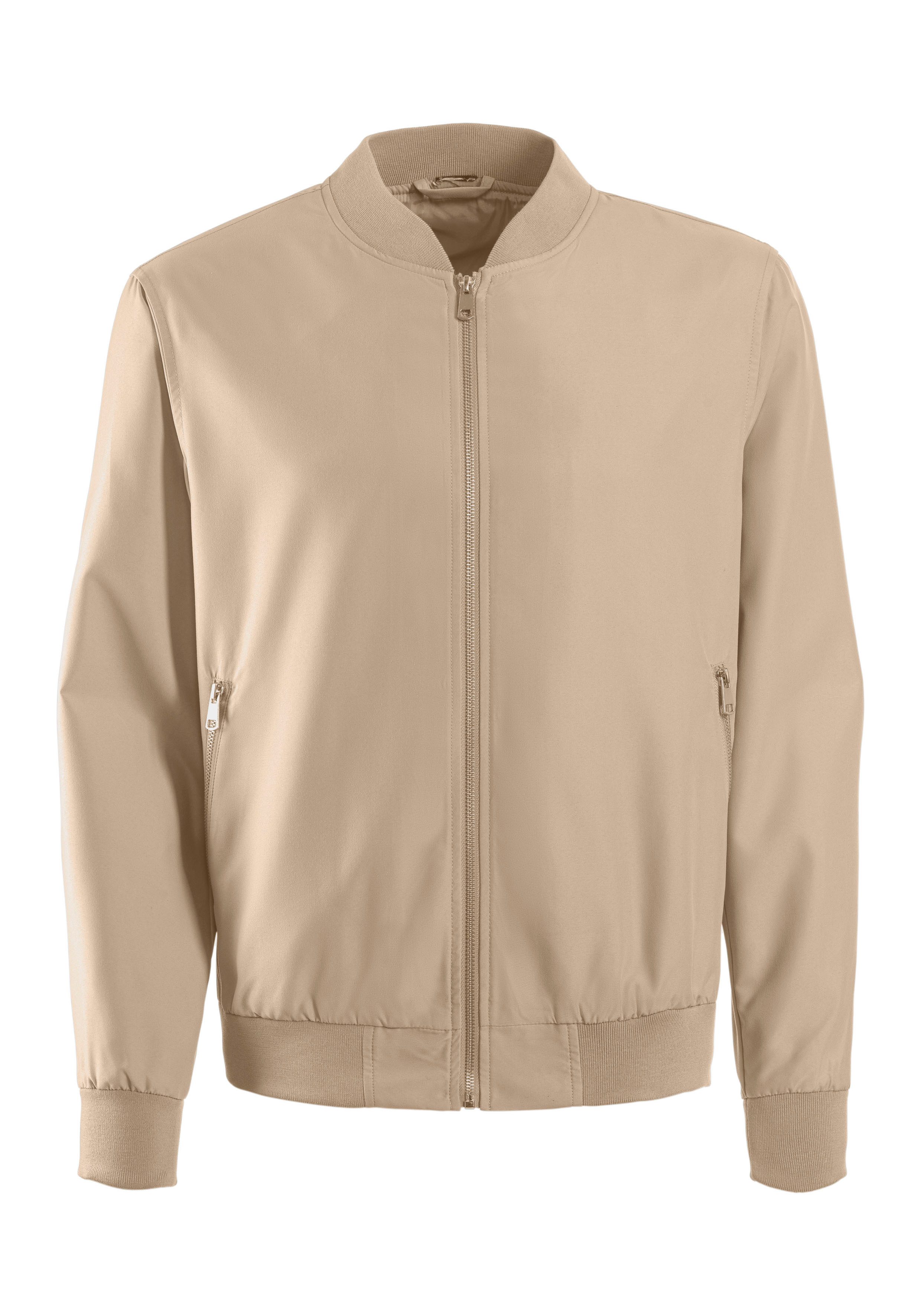 John Devin Bomberjacke / Blouson mit Rippkragen, Pilotenjacke / Übergangsjacke mit Innentasche, regular fit