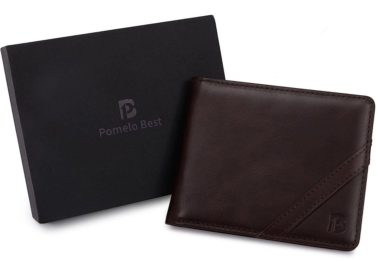 Geldbeutel Portemonnaie Ledergeldbörse Hochformat Geldbörse mit Leder), x Kartenetui, x1.5 Kreditkartenetui, Brieftasche Slim Weich Kartenhalter, Kartenfächer, NFC Herren Portmonee Echtes 11 Echtleder cm 6 Echtleder mit WISHDOR Münzfach Wallet Groß (Männer RFID-Schutz 9 Wallet,