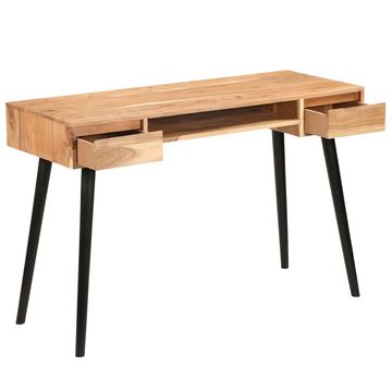 furnicato Schreibtisch Akazienholz Massiv 118 x 45 x 76 cm