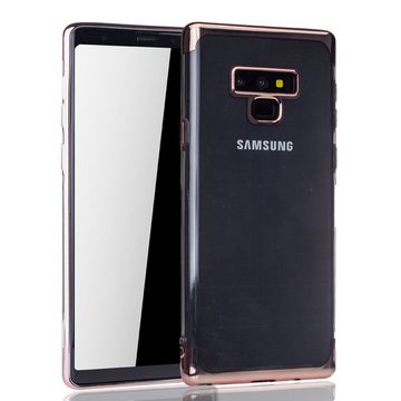 König Design Handyhülle Samsung Galaxy Note 9, Samsung Galaxy Note 9 Handyhülle Bumper Backcover Rosa