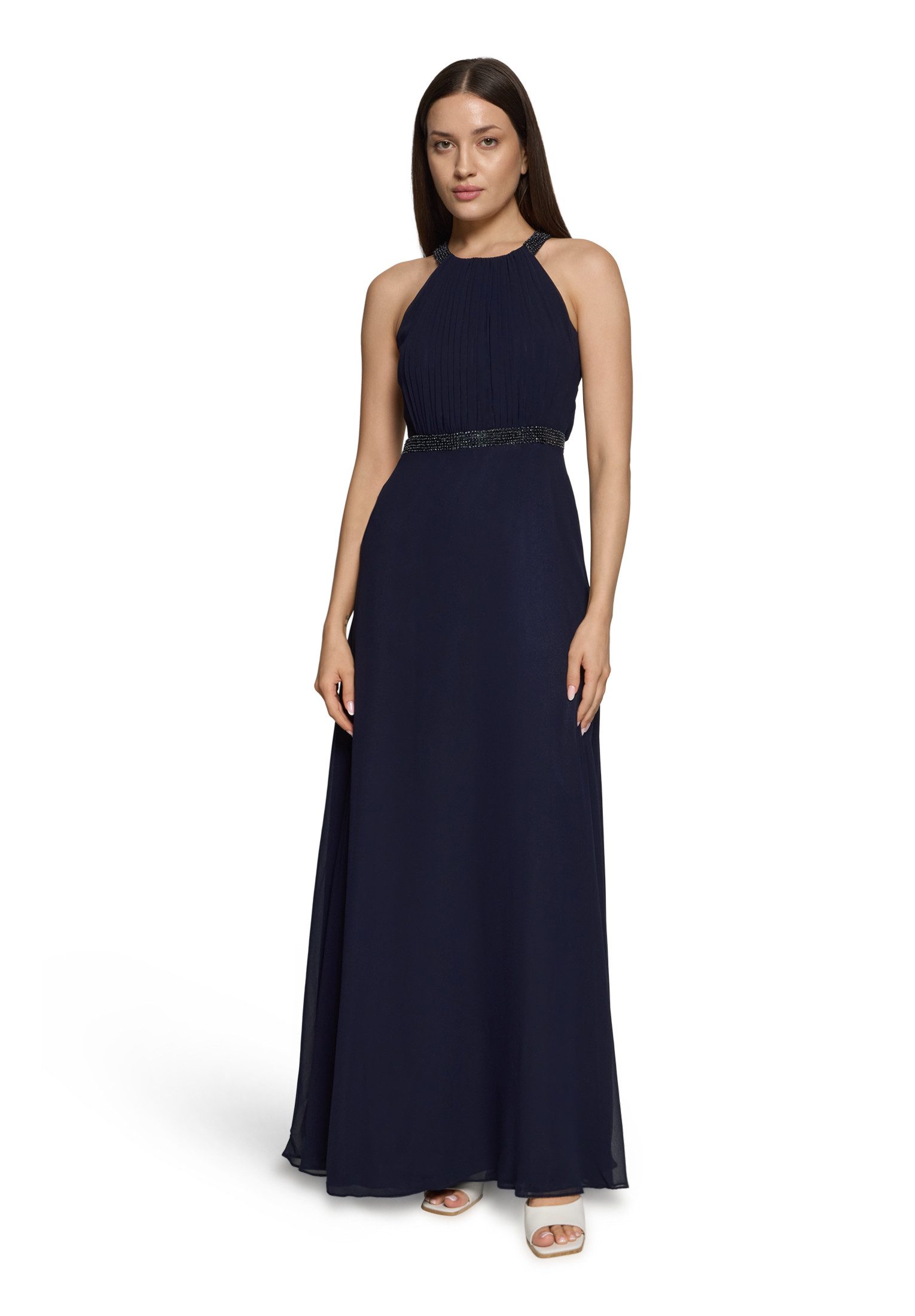 Vera Mont Abendkleid Damen Abendkleid rückenfrei Pailletten