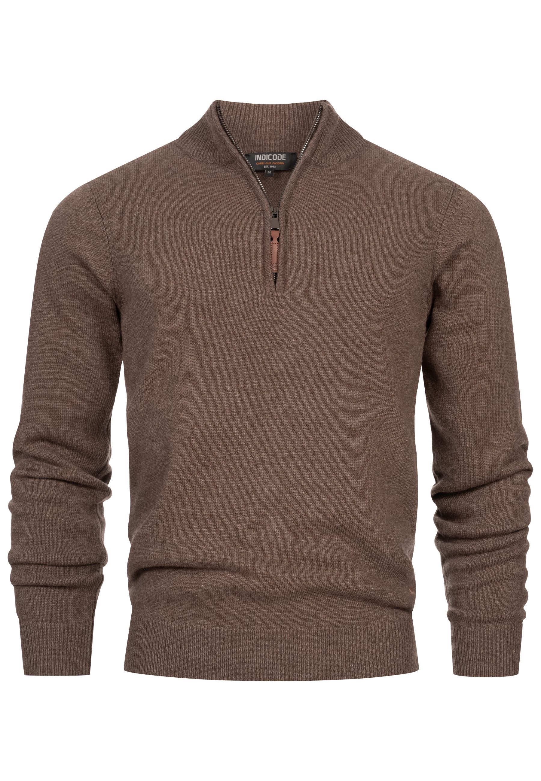 Strickpullover Herren INMargous Half-Zip Pullover Herrenpullover