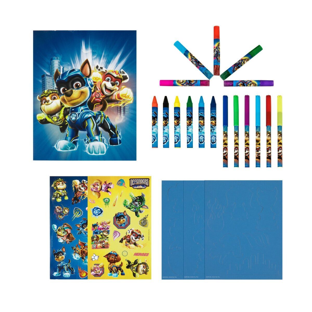 PAW PATROL Kreativset Paw Patrol Farbkasten - Mal-Set mit Lieblingsfarben