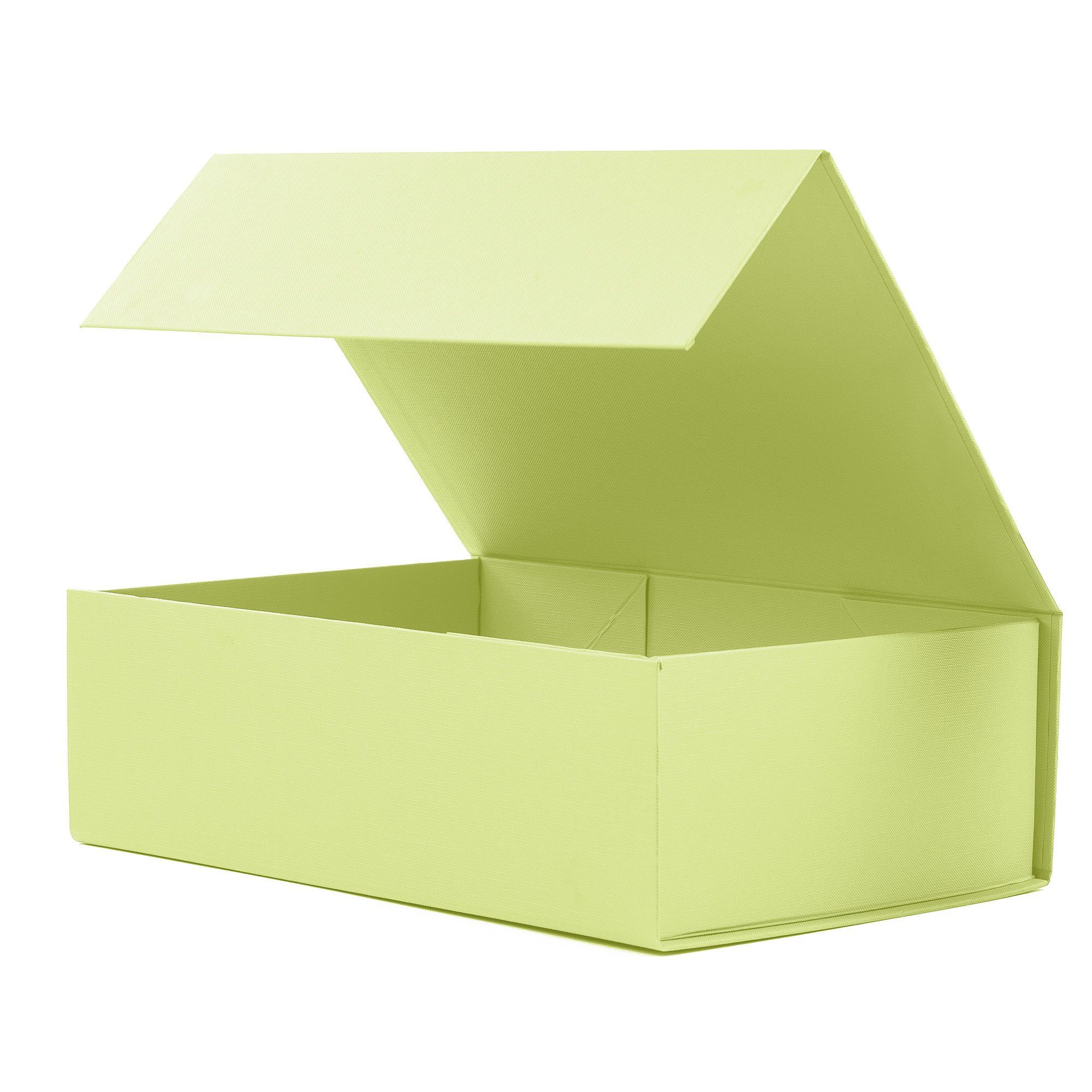 Gift Decorative Aufbewahrungsbox Box, Reusable Hellgrün Gift Box, Box Magnetic AdelDream
