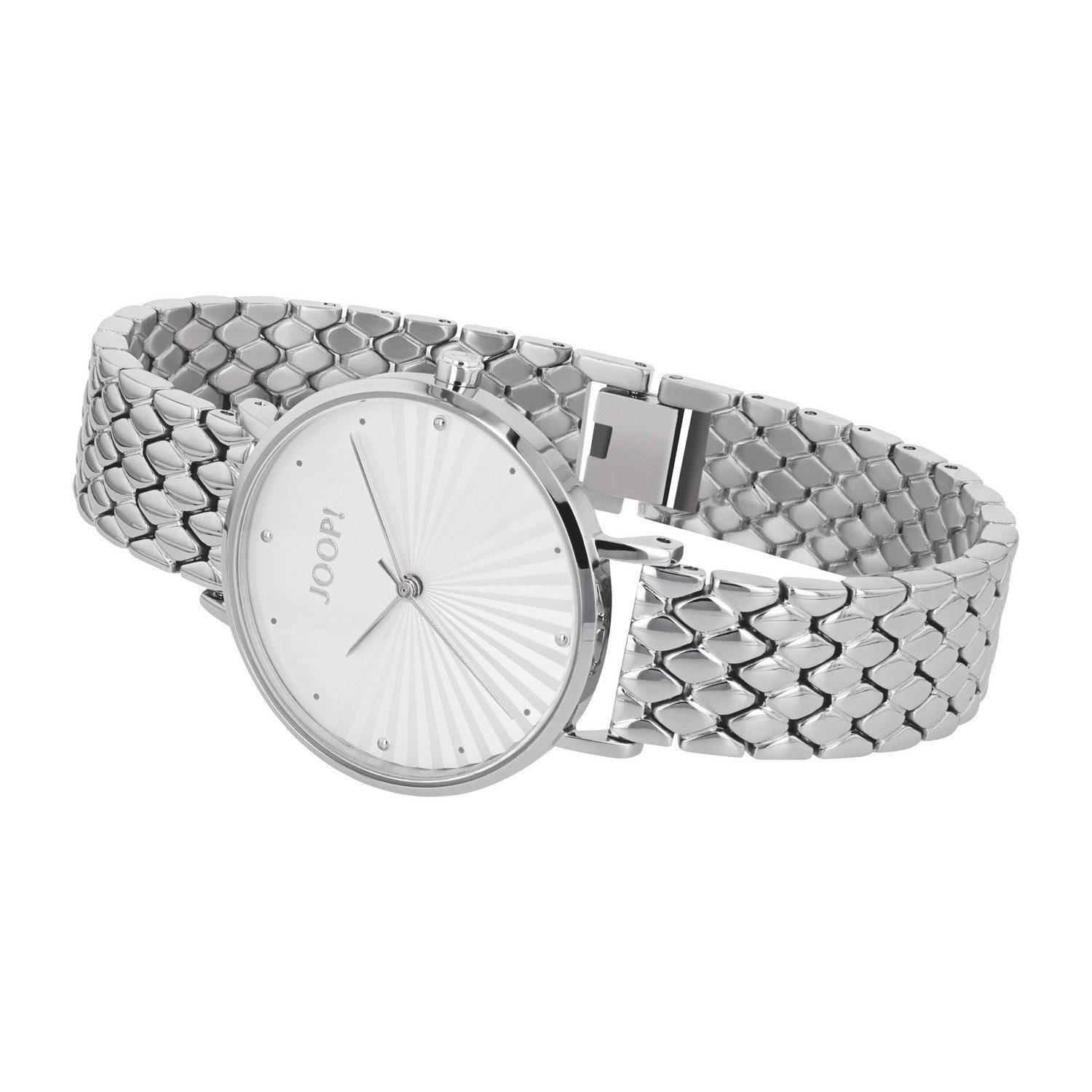 JOOP! Quarzuhr 2100481, Armbanduhr, Damenuhr, Edelstahlarmband, analog