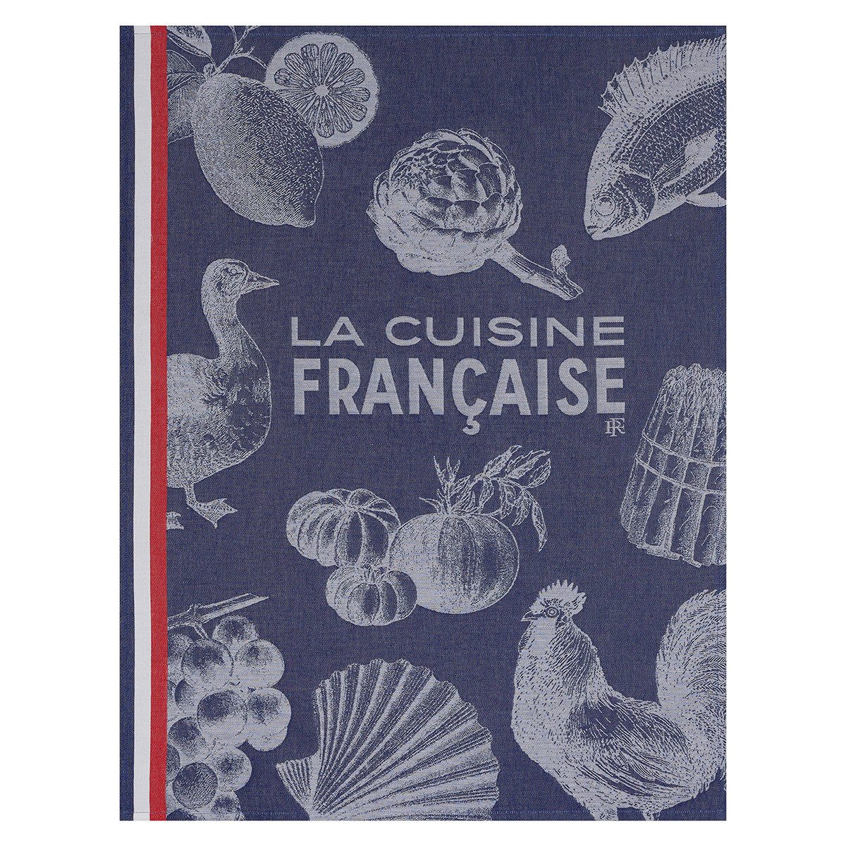 Le Jacquard Francais Geschirrtuch Geschirrtuch Gastronomie Bleu 60x80 cm, (1-tlg., 1 x Geschirrtuch), jacquard-gewebt