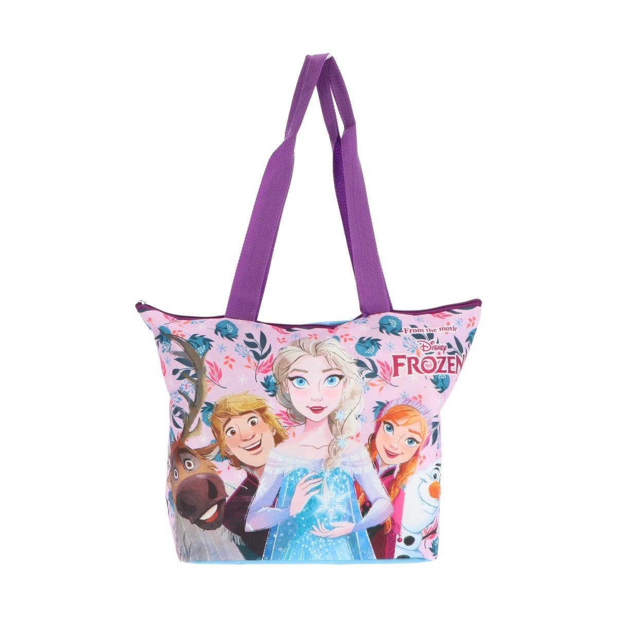 Textiel Trade B.V. Strandtasche - Kinder Strandtasche für Urlaub & Pool mit Disney Forzen Motiv (1-tlg), ideal für Strand und Schwimmbad, perfekt für Badesachen