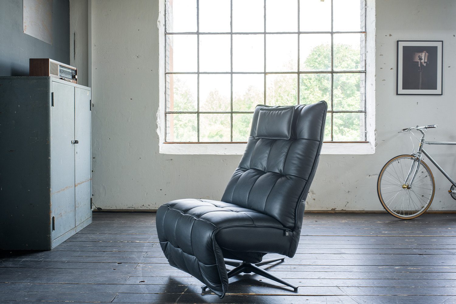 KAWOLA Relaxsessel MIKO, Drehsessel motorisch verstellbar, verschiedene Bezüge und Farben