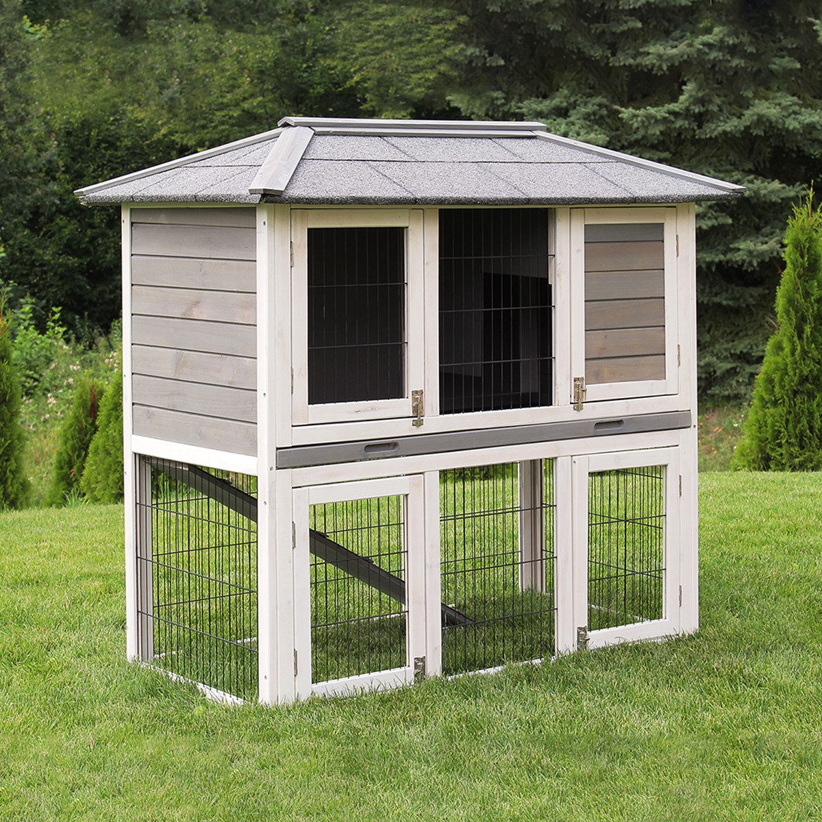 My Animal Kleintierstall XXL Hasenstall MH-28 - 2 Etagen - Wetterbeständig, günstig online kaufen