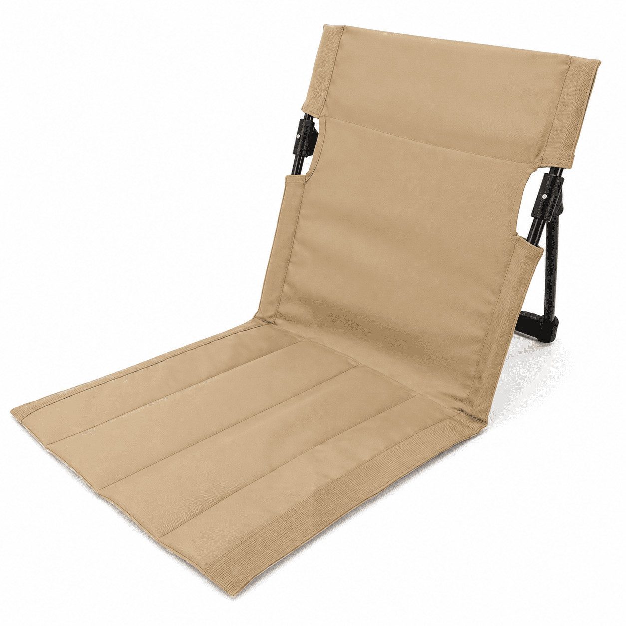 MidGard Klappstuhl Strandsitz ultraleichter Faltstuhl bis 100 kg belastbar! Bodenstuhl, Tragbarer Klappstuhl mit Tragetasche für Outdoor-Aktivitäten