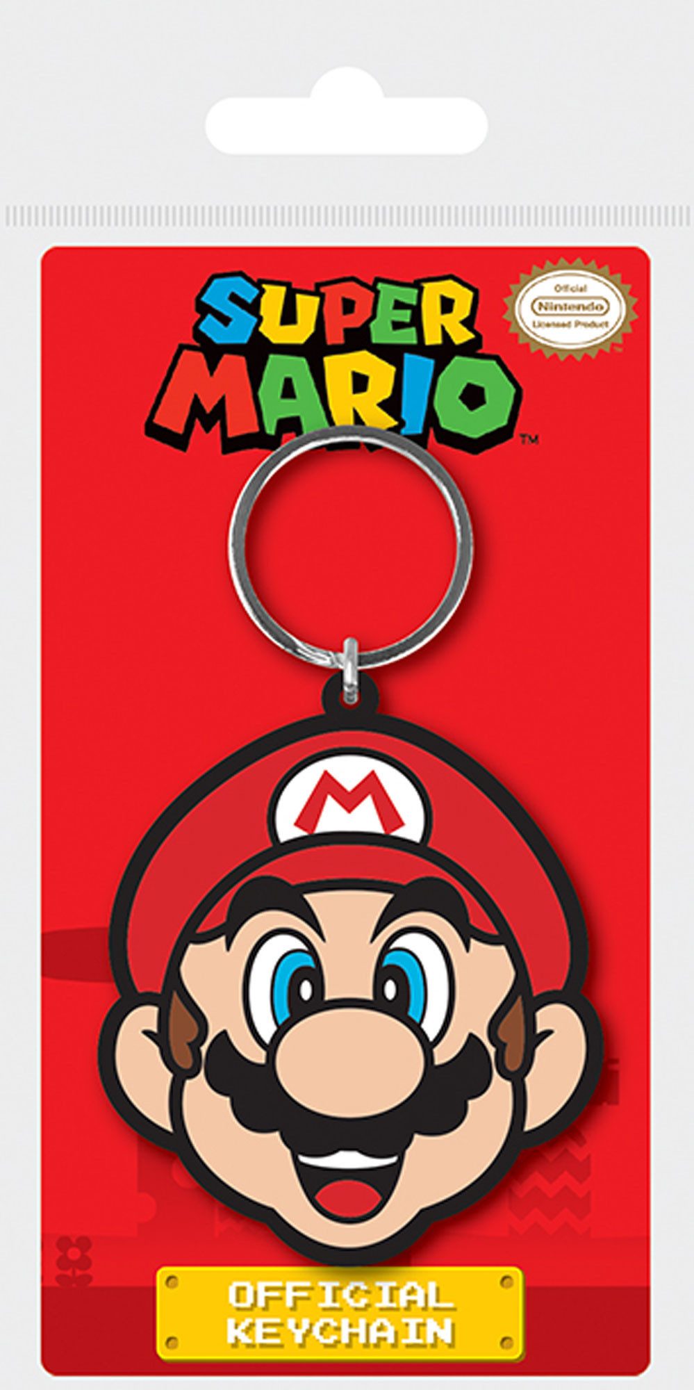 Schlüsselanhänger Nintendo - Keyring - Mario Face