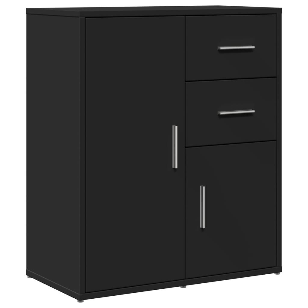 vidaXL Sideboard Sideboard Schwarz 60x31x70 cm Holzwerkstoff (1 St) günstig online kaufen