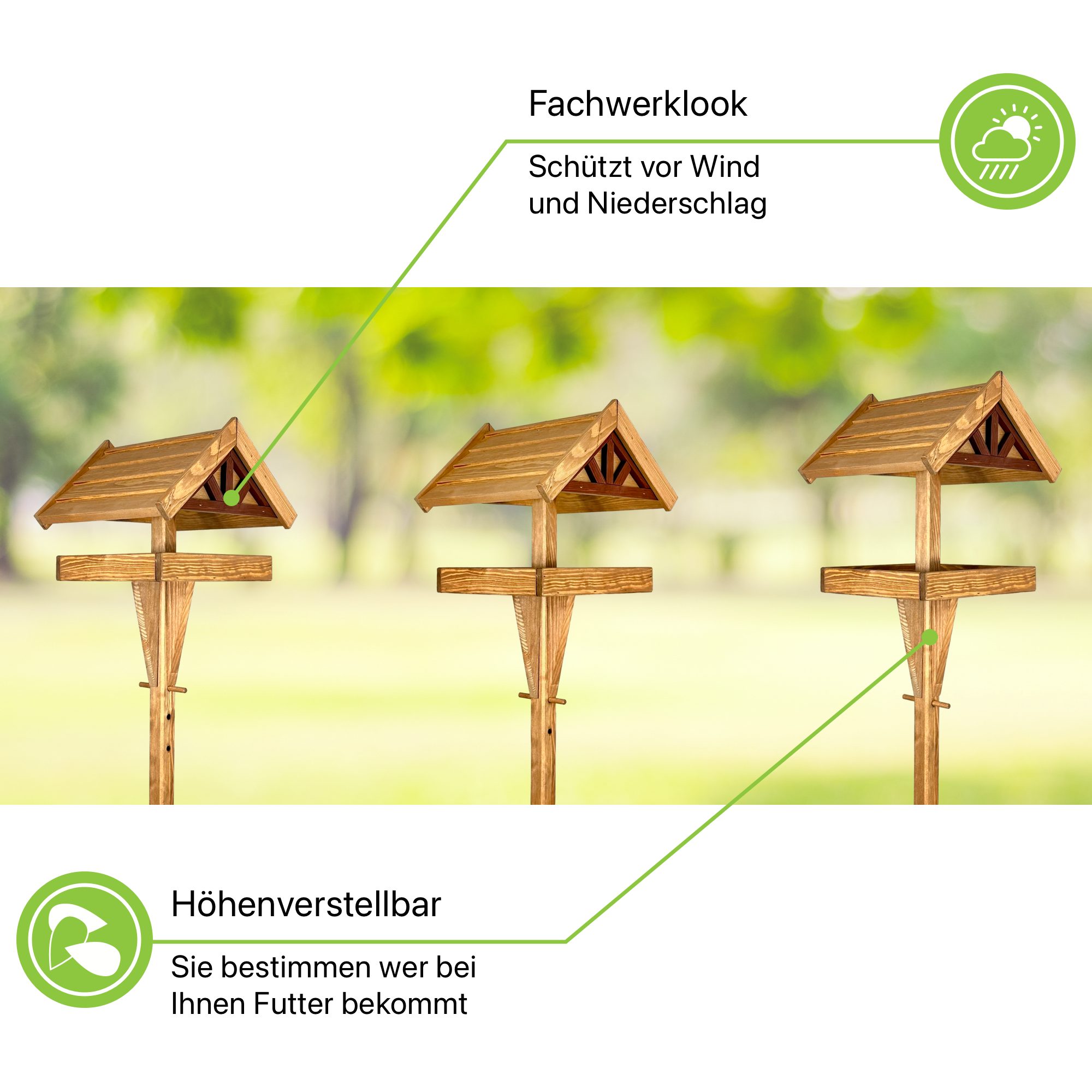 gartenetage Vogelhaus Höhenverstellbares Vogelhaus mit Ständer günstig online kaufen