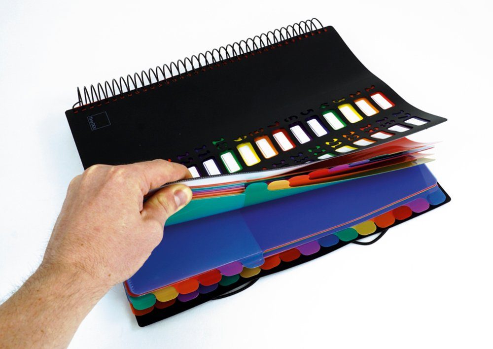 TimeTEX Fächermappe Tisch-Fächermappe 1-32 A4, farbig günstig online kaufen