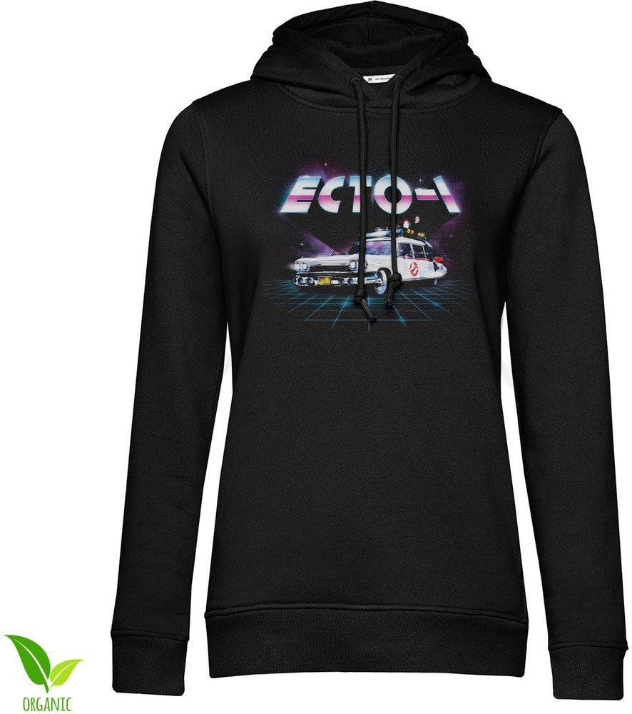 Ghostbusters Hoodie ECTO-1 80's Neon Grid Girly Hoodie